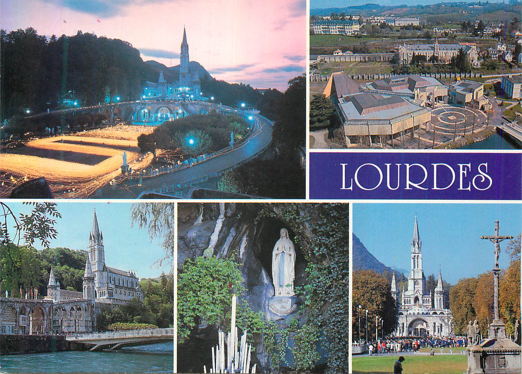 CPA Lourdes Les Sanctuaires