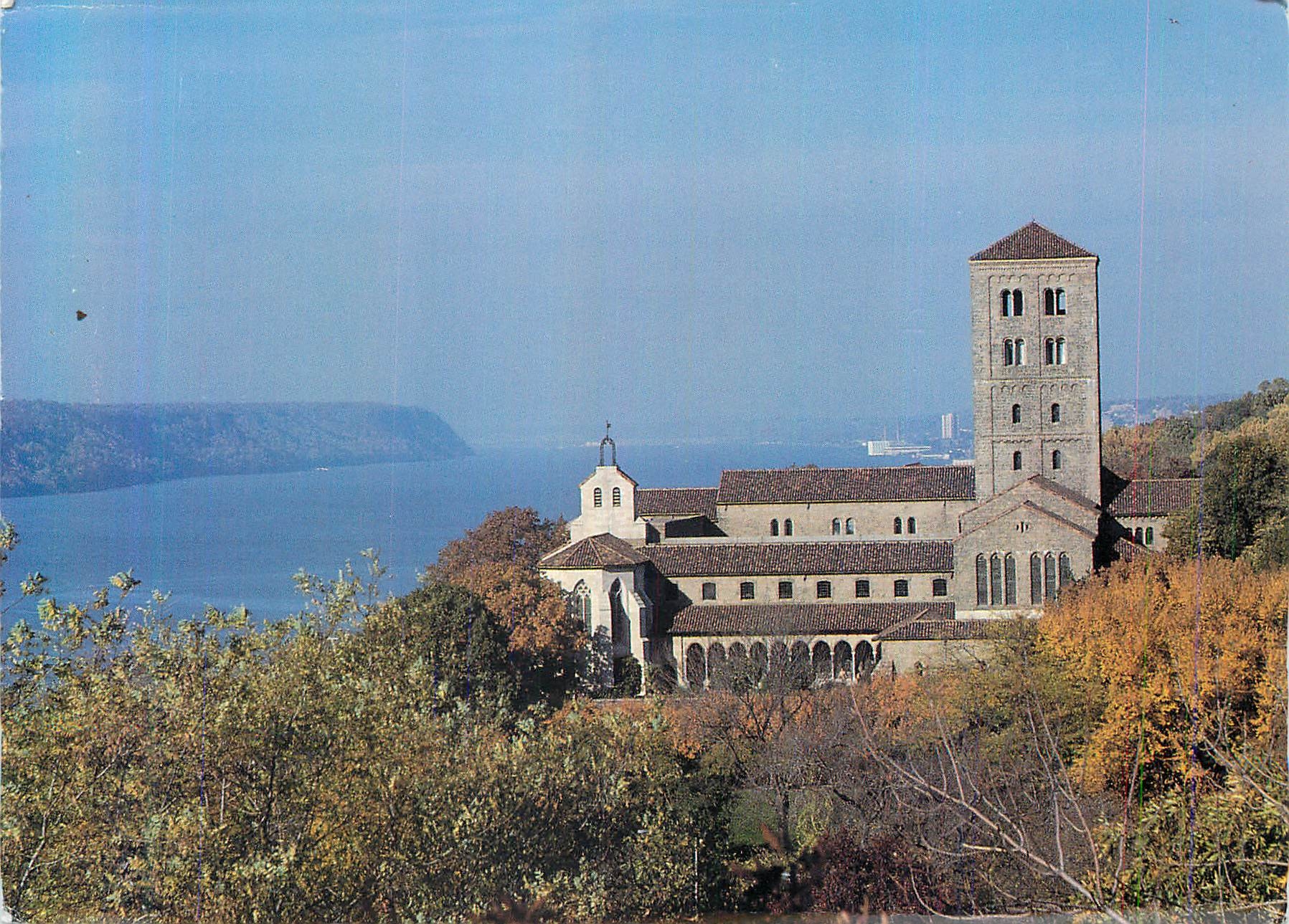 CPM The Cloisters View of Hudson River The Metropolitan Museum of Art