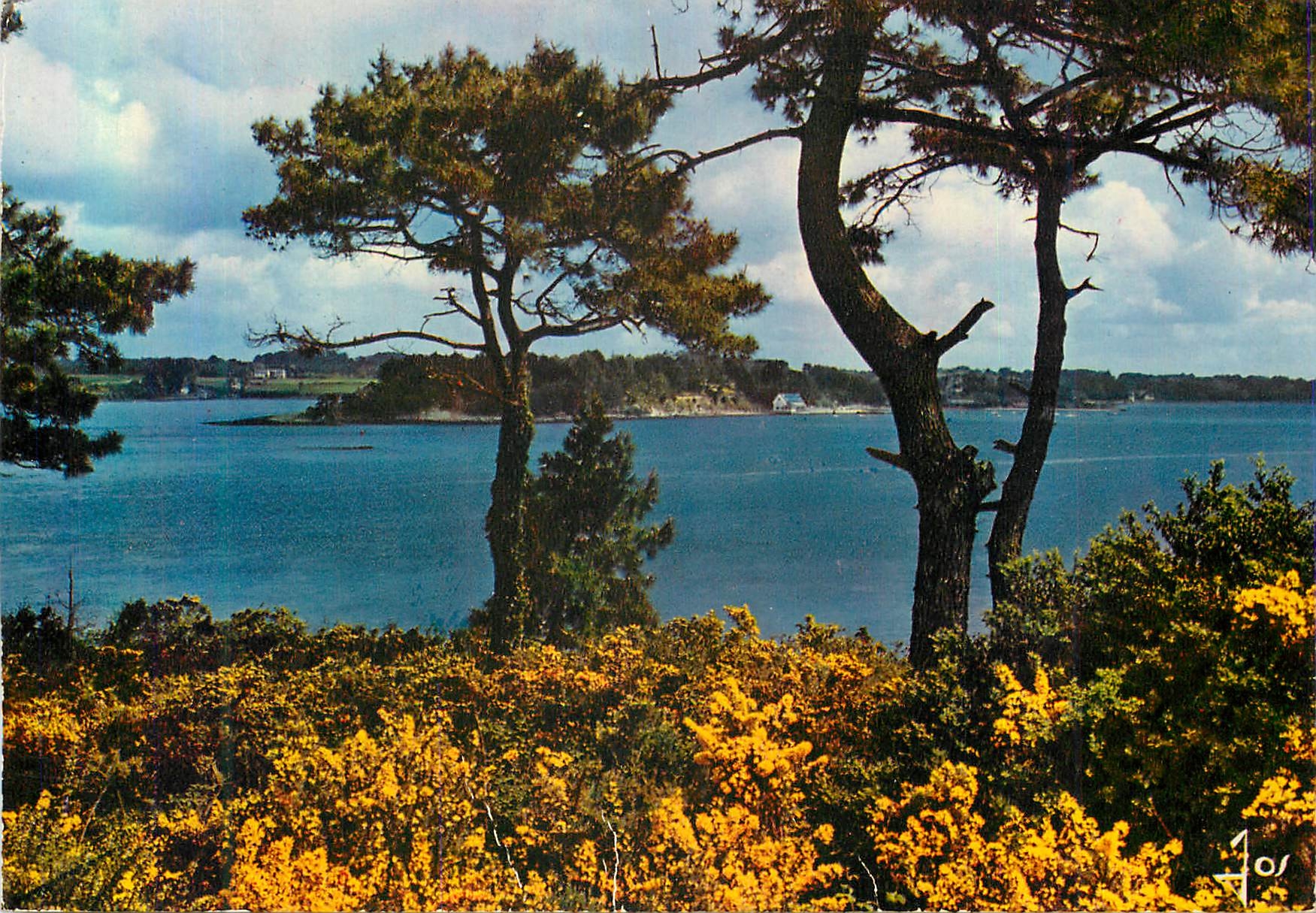 L'Île aux Moines (Morbihan) — Vue générale sur le golfe — Éditions d'Art JOS