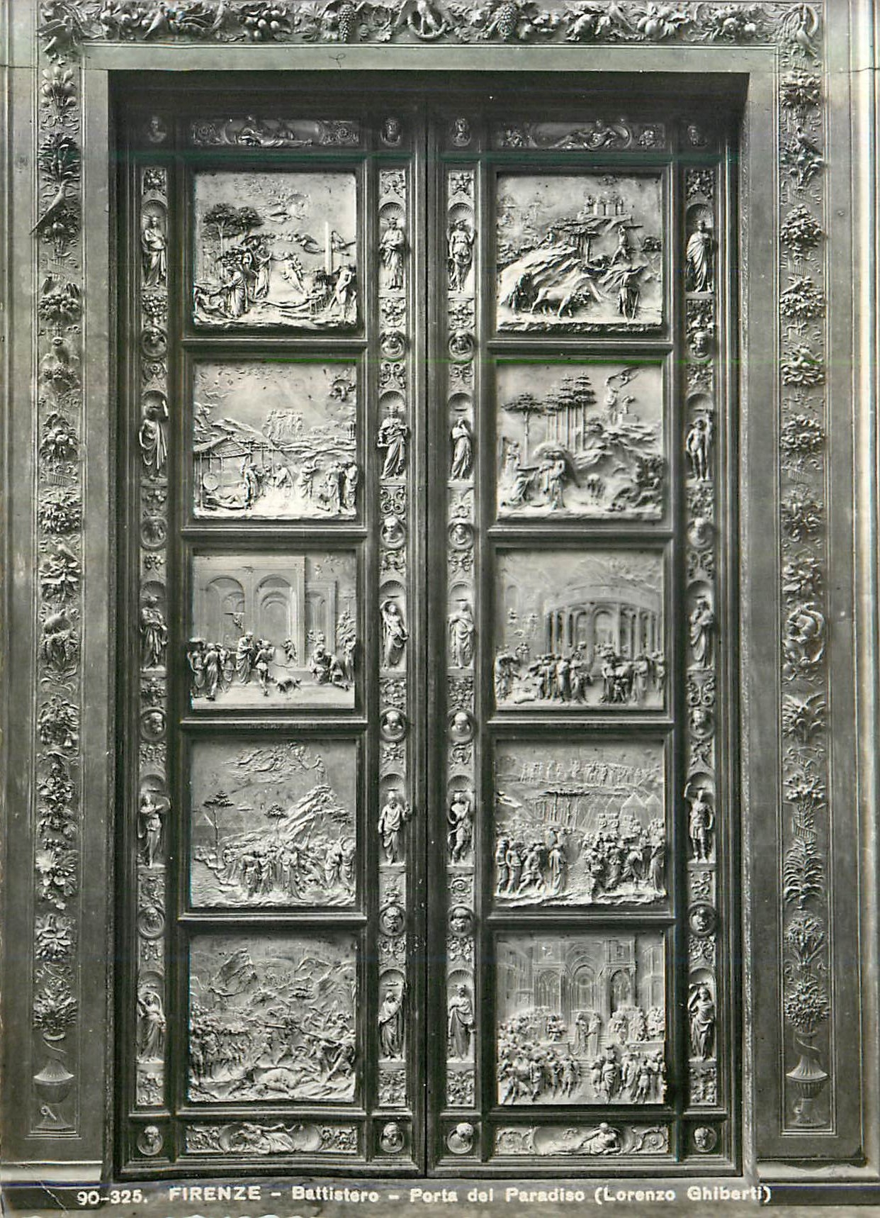 CPM Firenze Battistere porta del Paradiso (Lorenzo Ghiberti)