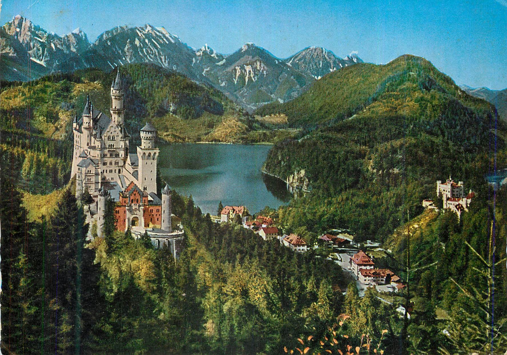 CPM Royal Castles Neuschwanstein and Hohenschwangau Bavaria