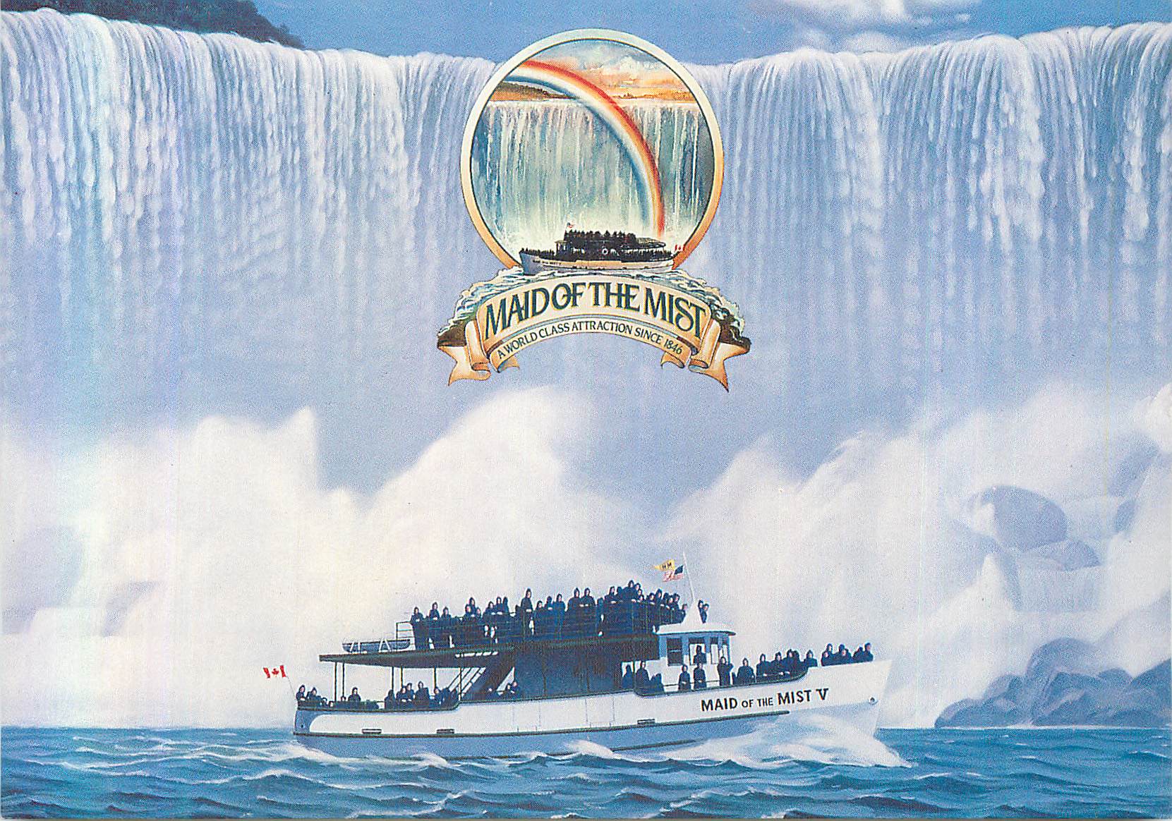 CPM Maid of the Must Boat Tour La Maniere la Plus Passionante de Voir Niagara Falls est a Bord le Bateau Maid of the Mis