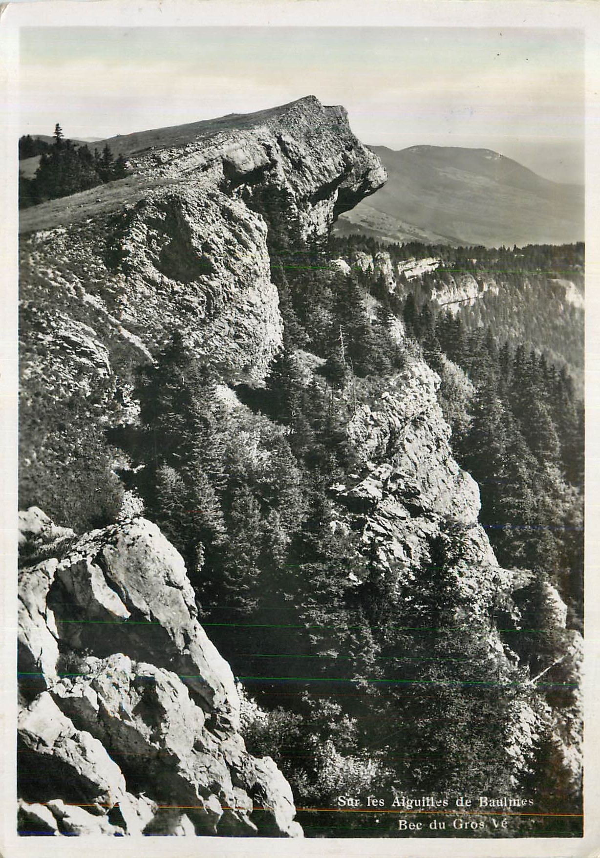 CPM Sur les Aiguilles de Baulmes Bec du Gros Ve
