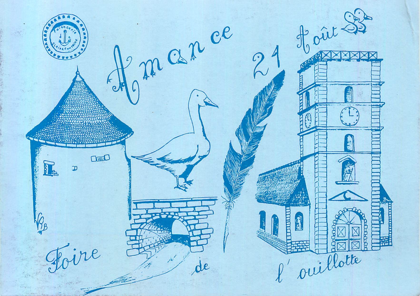 CPM Amance 21 Aout  Foire de L'Ouillotte