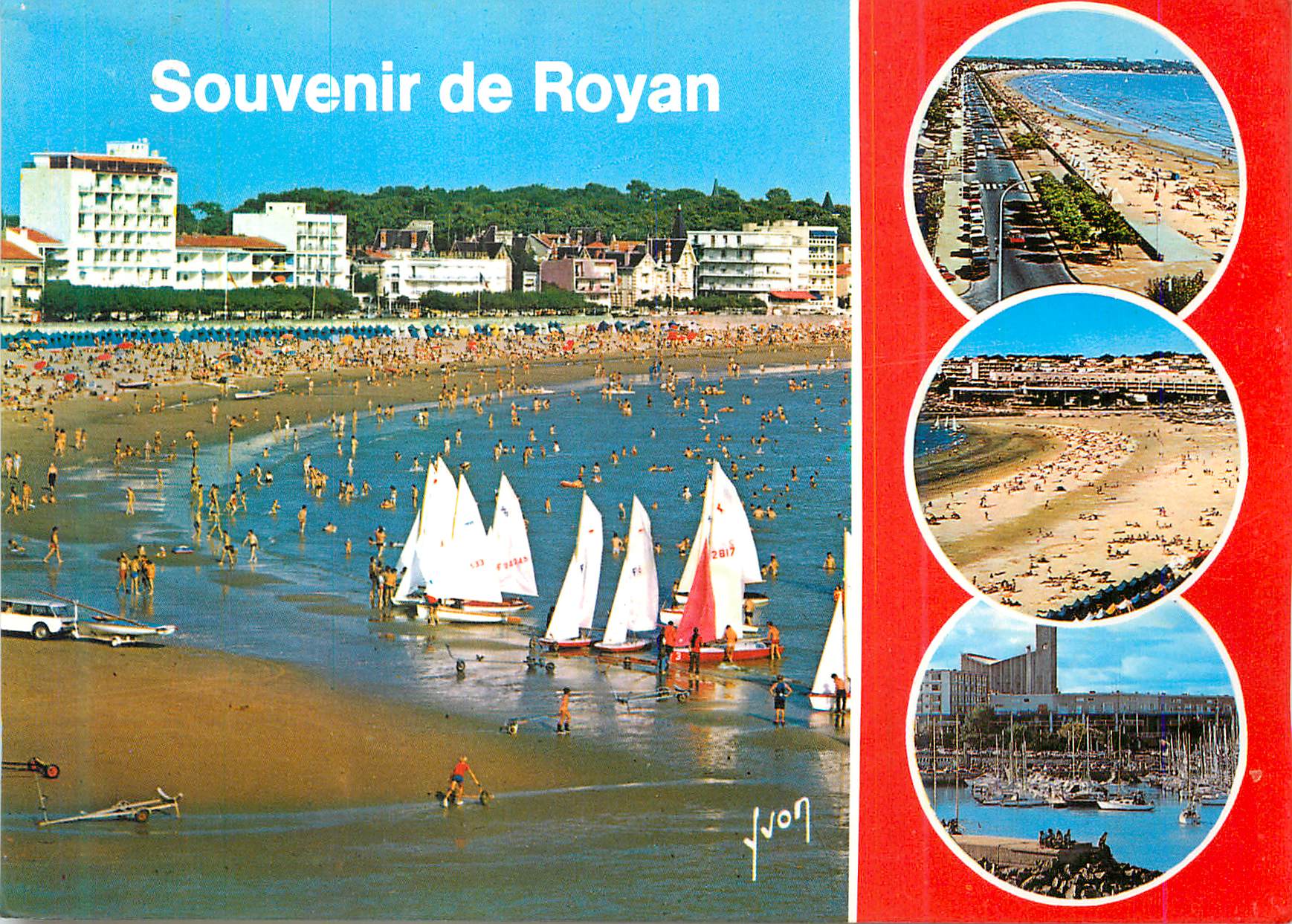 CPM Souvenir de Royan (Charente Maritime) Cote de Beaute Couleurs et Lumiere de France La Plage et les Boulevard La Plag