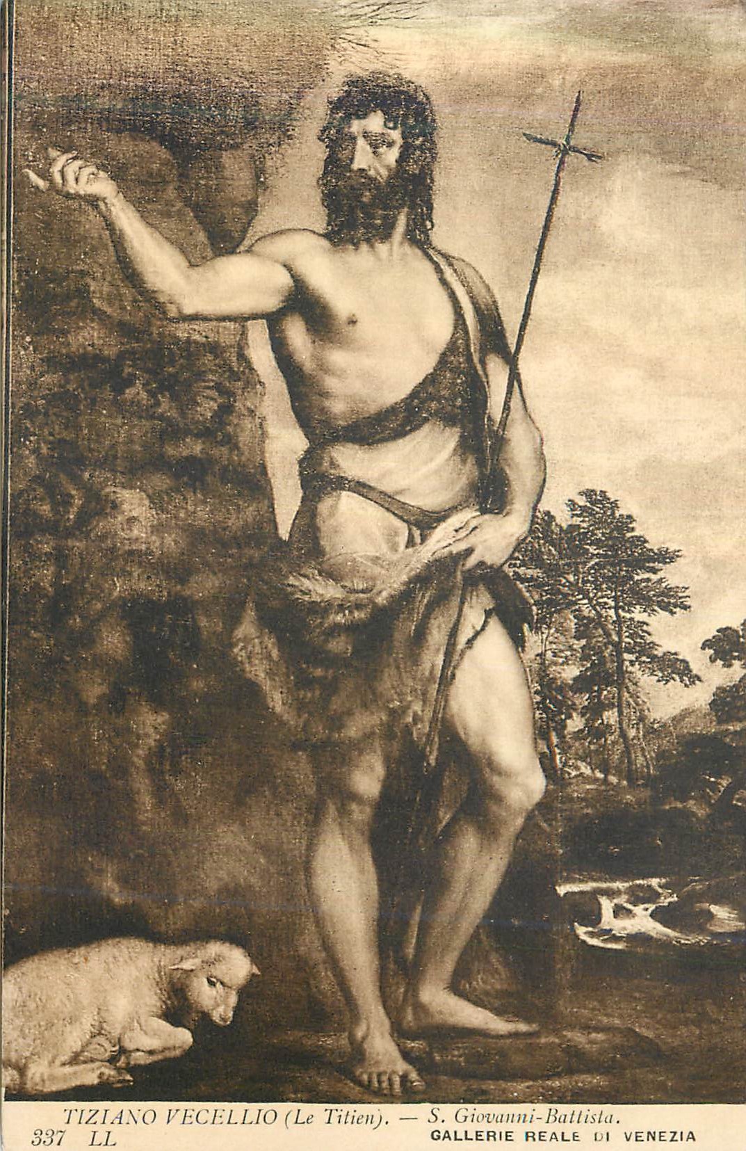 CPA Gallerie Reale di Venezia Tiziano Vecellio (Le Titien)