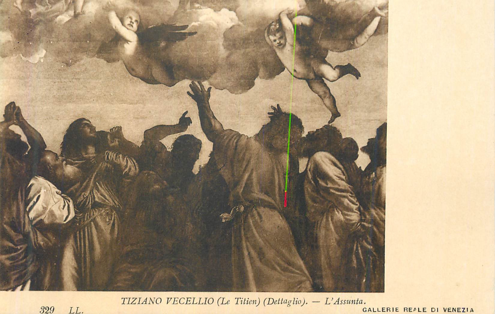 CPA Gallerie Reale di Venezia Tiziano Vecellio (Le Titien) (Dettaglio) L'Assomption (detail)