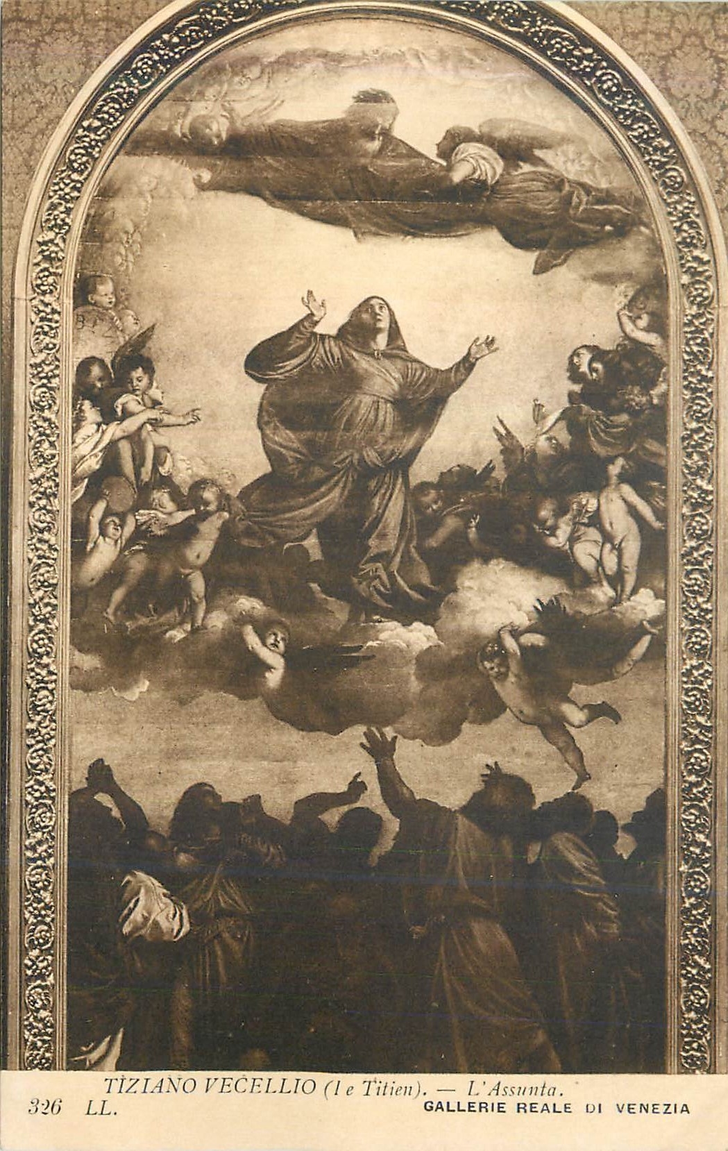 CPA Gallerie Reale di Venezia Tiziano Vecellio (Le Titien) L'Assomption