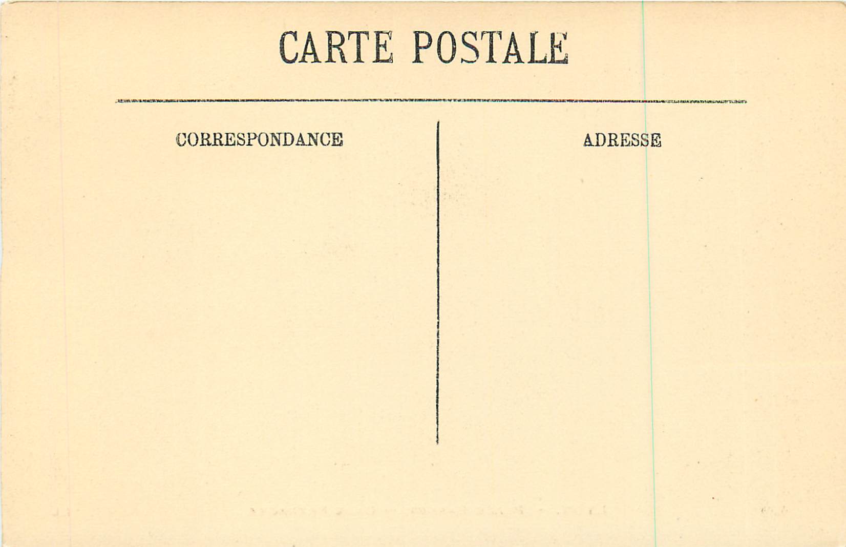 CPA Lyon Place Carnot Gare Perrache — Verso