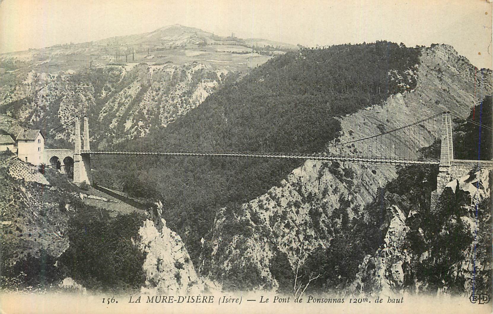 La Mure-d'Isère (Isère) — Le Pont de Ponsonnas 120m. de haut