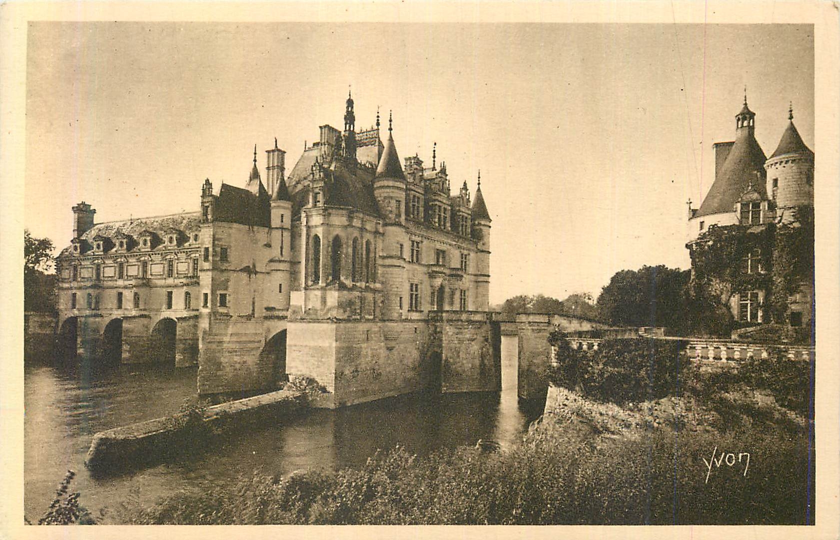 CPA Chateau de Chenonceaux Chateaux de la Loire La Douce France Facade Nord Est