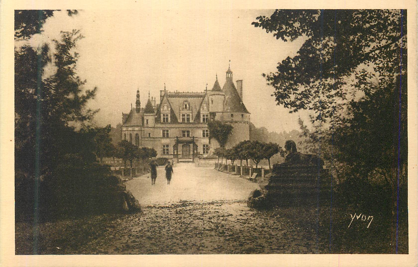 CPA Chateau de Chenonceaux Chateaux de la Loire La Douce France Entree Principale
