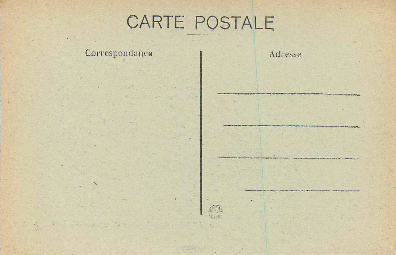 CPA Lyon Pont Lafayette et Coteau de Fourviere Tramway — Rückseite