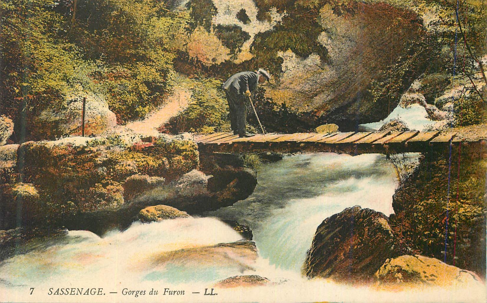 CPA Sassenage Gorges du Furon