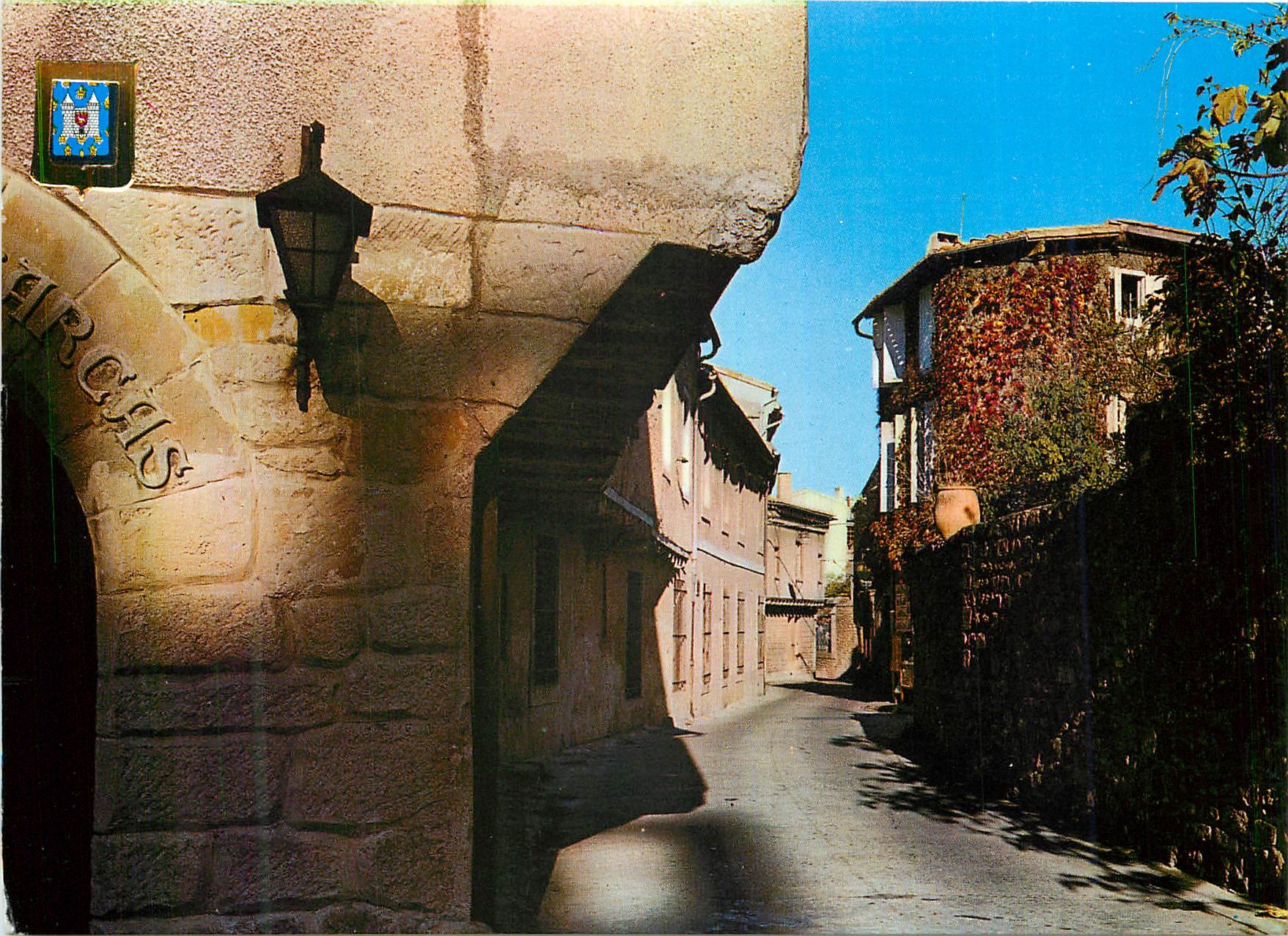 CPM Carcassonne Arts et Couleurs de l'Aude Cite Bimillenaire Unique au Monde Dans les Rues de la Cite