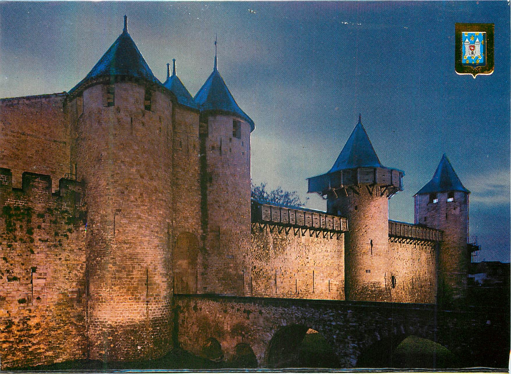 CPM Carcassonne Arts et Couleurs de l'Aude Cite Medievale (Ve XIIIe S)