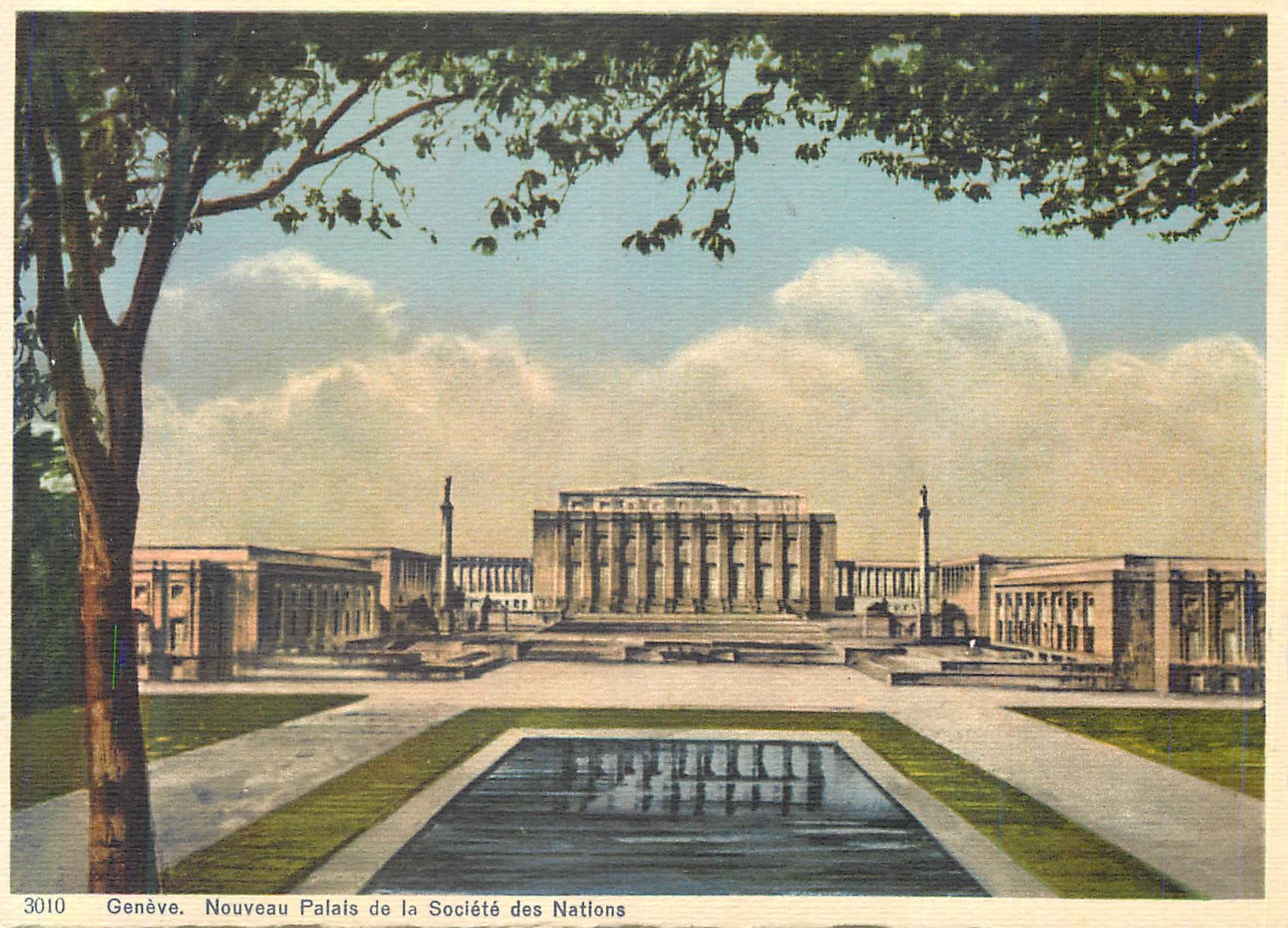 CPM Geneve Nouveau Palais de la Societe des Natons