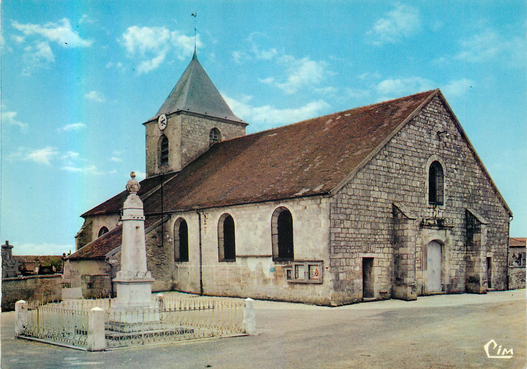 CPM Colombey les Deux Eglises (Hte Marne) L'Eglise