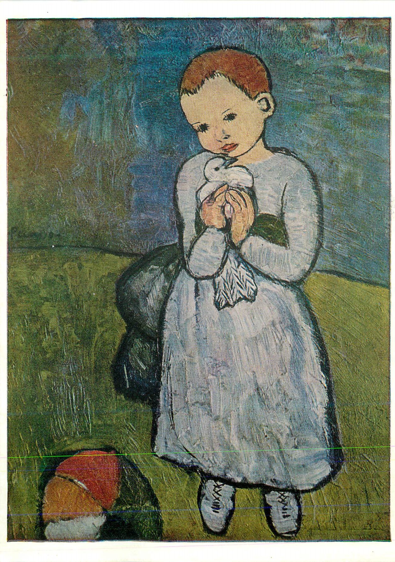 CPM Collection of Lady Aberconway London Child With a Dove 1901 Pablo Picasso
