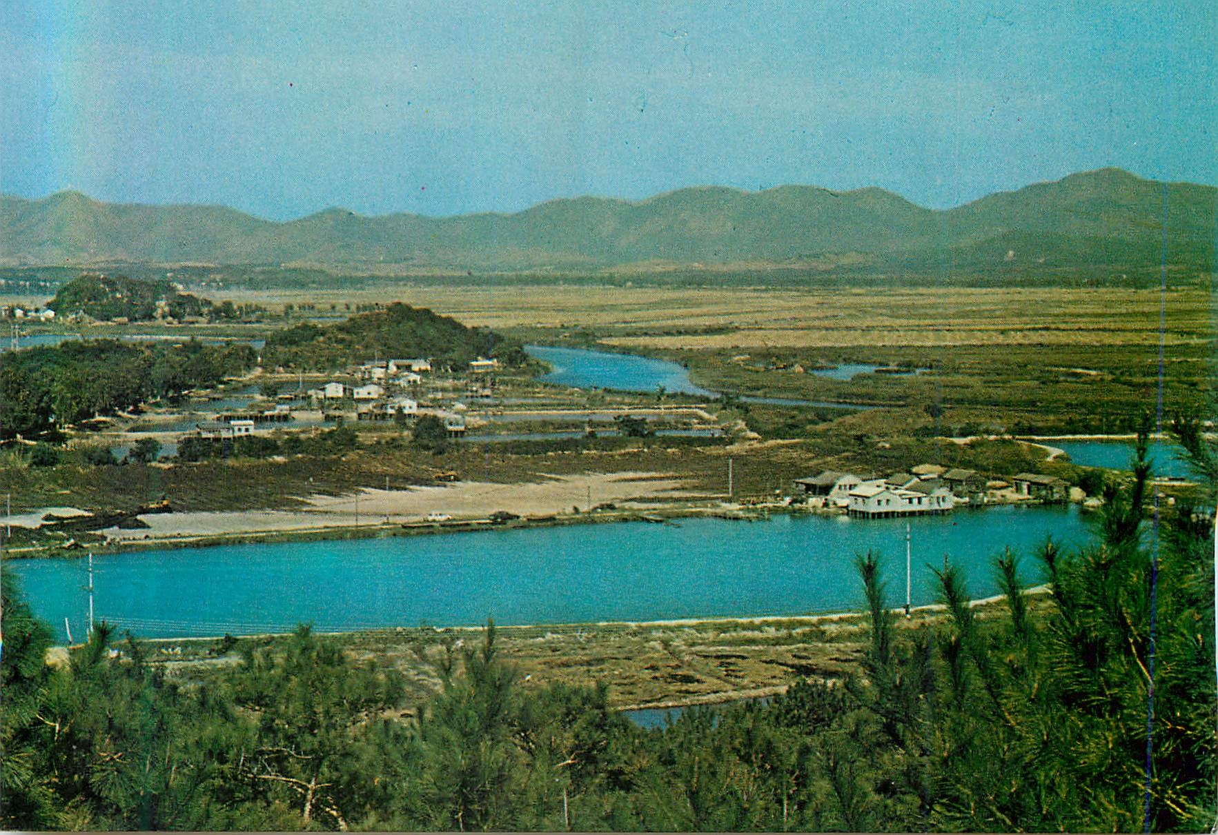 CPM The Shumchun River View from a Hill at Lukmachow