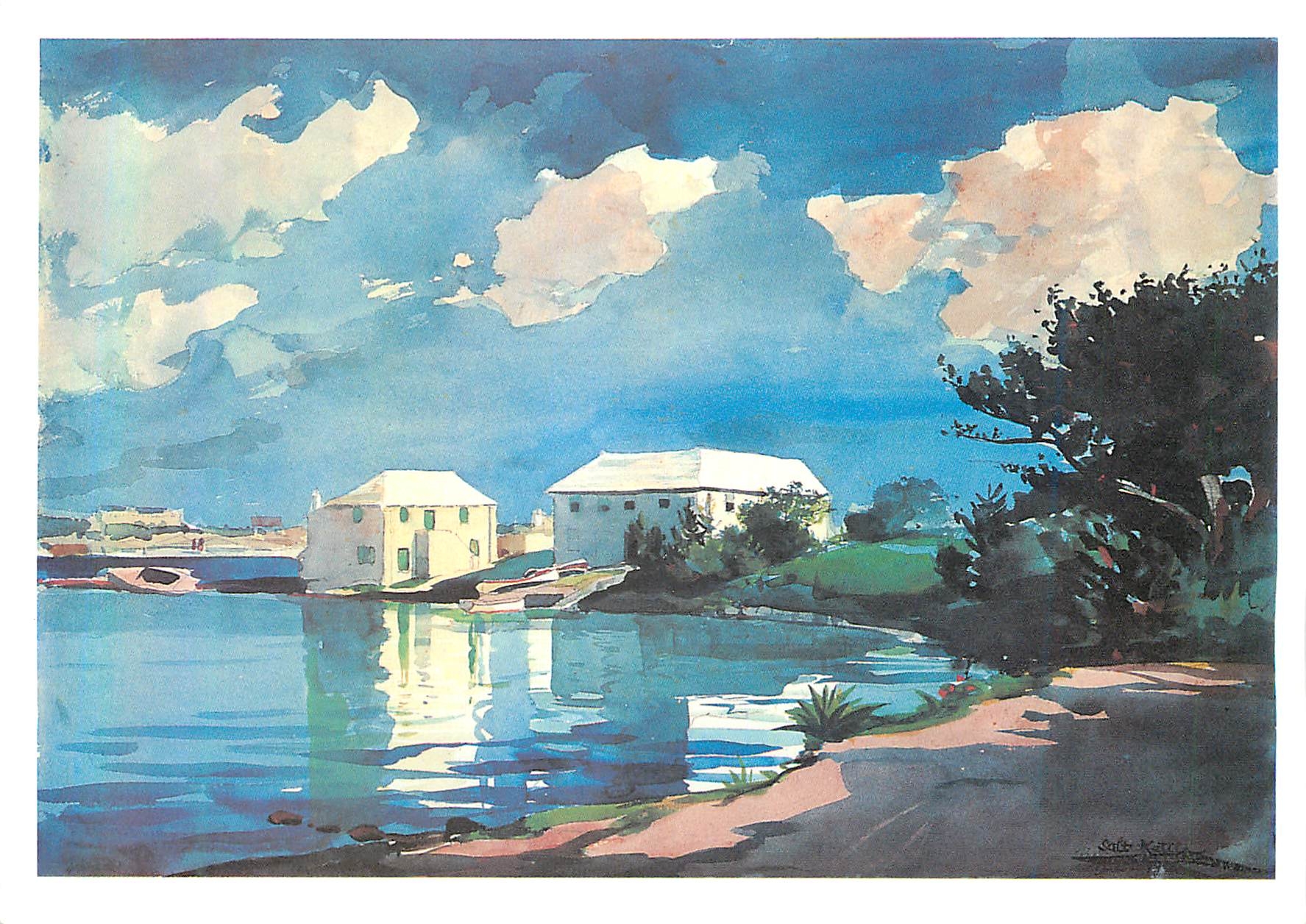 CPM The National Gallery of Art Washington D C Winslow Homer Salt Kettle Bermudes 1899