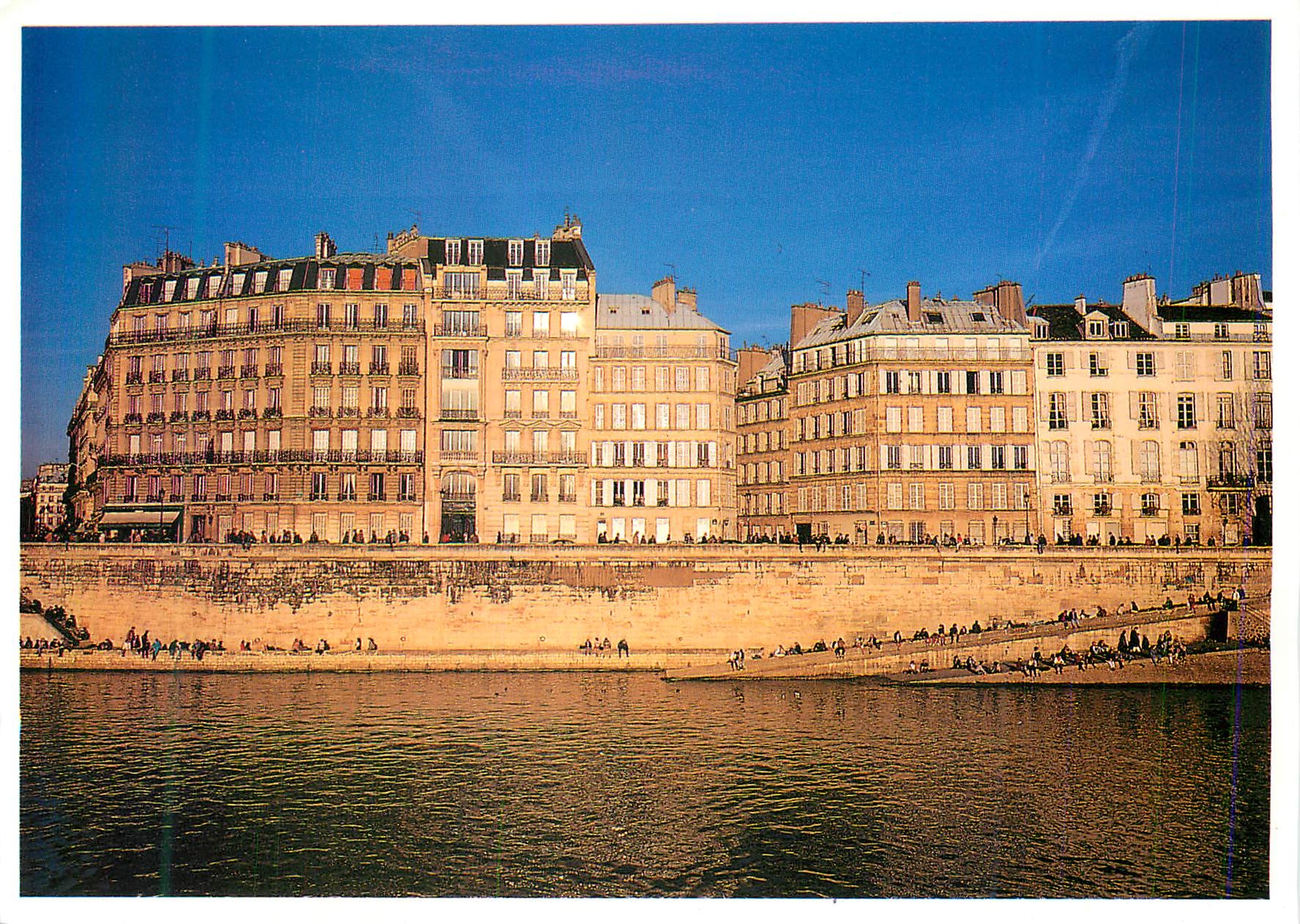 CPM Paris L'Ile Saint Louis Quai d'Orleans