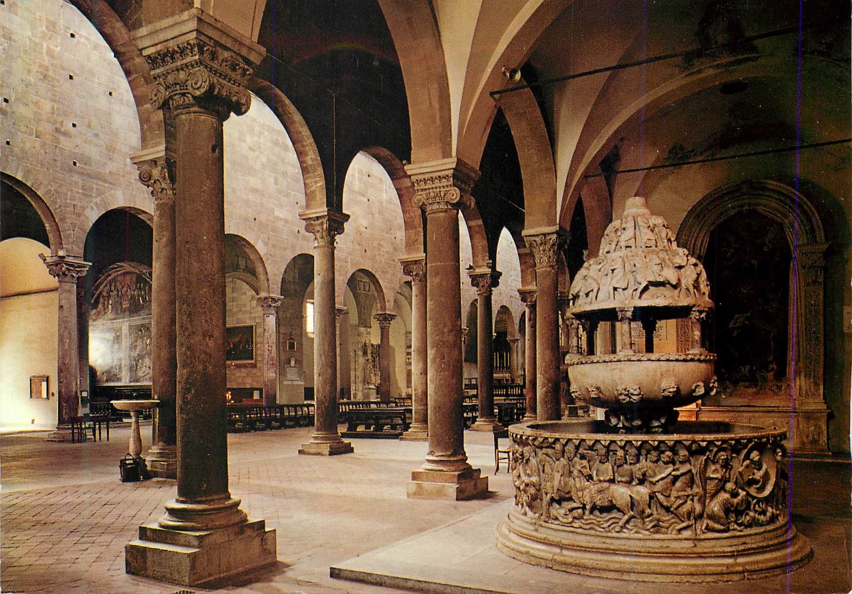 CPM Lucca S Frediano Interne (Siecle XII XIII)