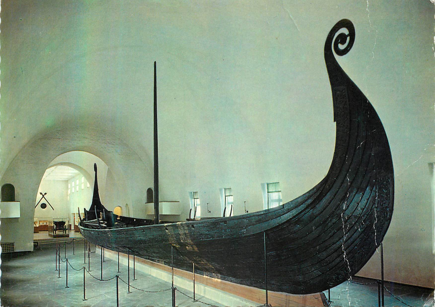 CPM Olso Norway The Viking Ships Museum Osebergskipet Bateau Drakkar