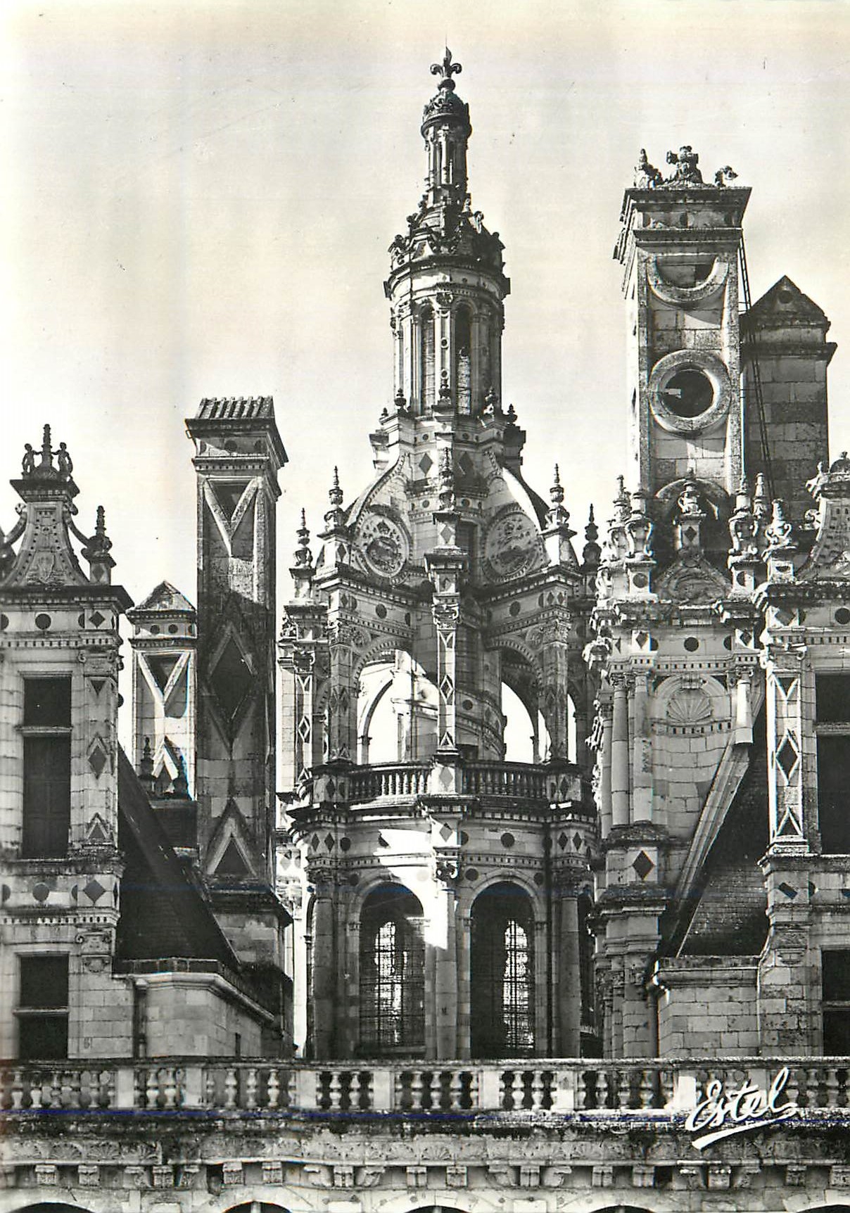 Château de Chambord — Lanterne — Éditeur Estel, n° 2459