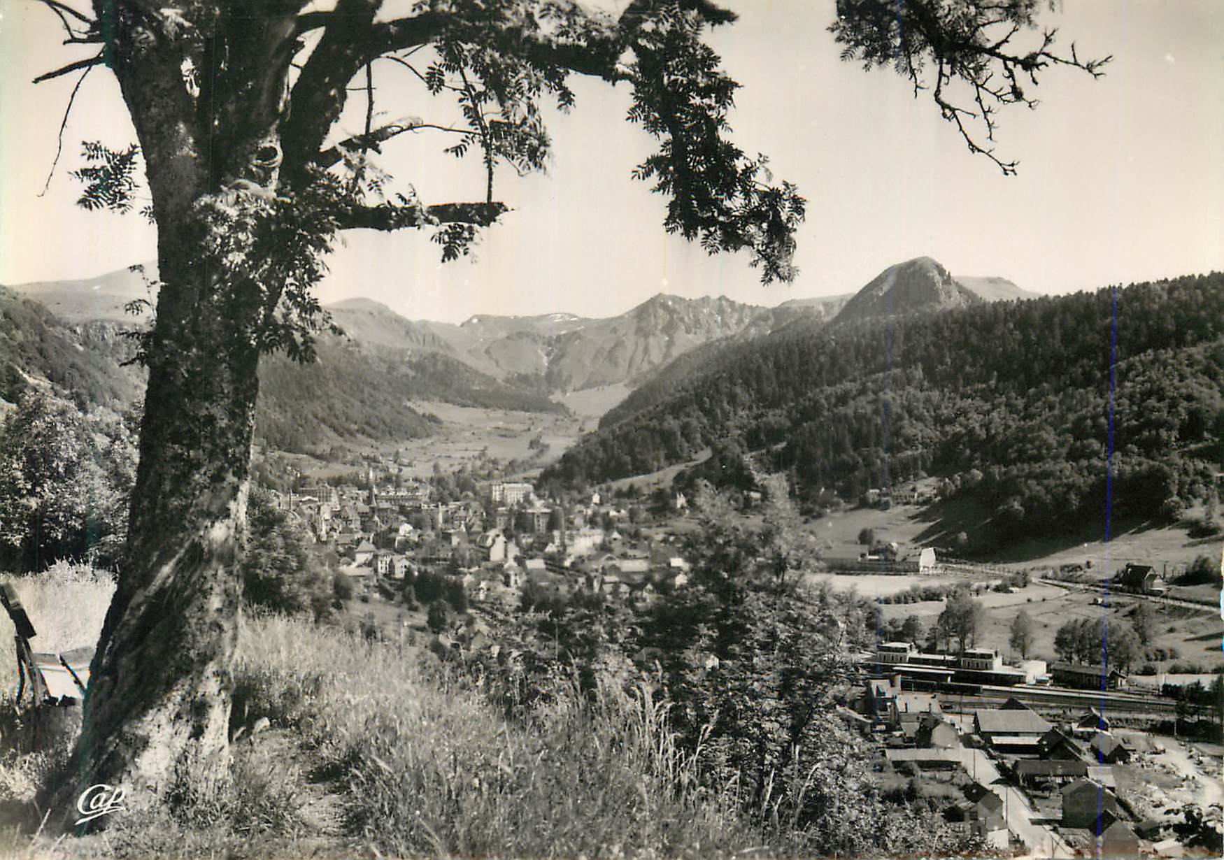 CPM Le Mont Dore Vue Generale Vers Le Capucin et Le Sancy