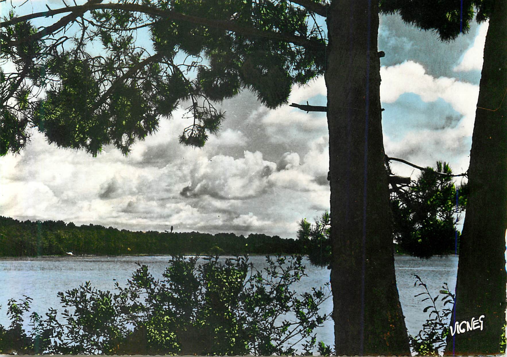 CPM Visages des Landes Avant l'Orage au Lac Blanc