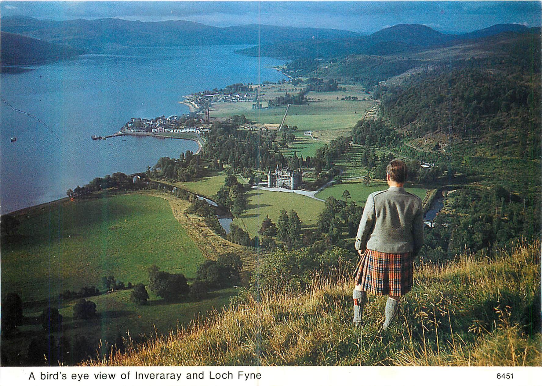 CPM A Bird's eye View of Inveraray and Loch Fyne