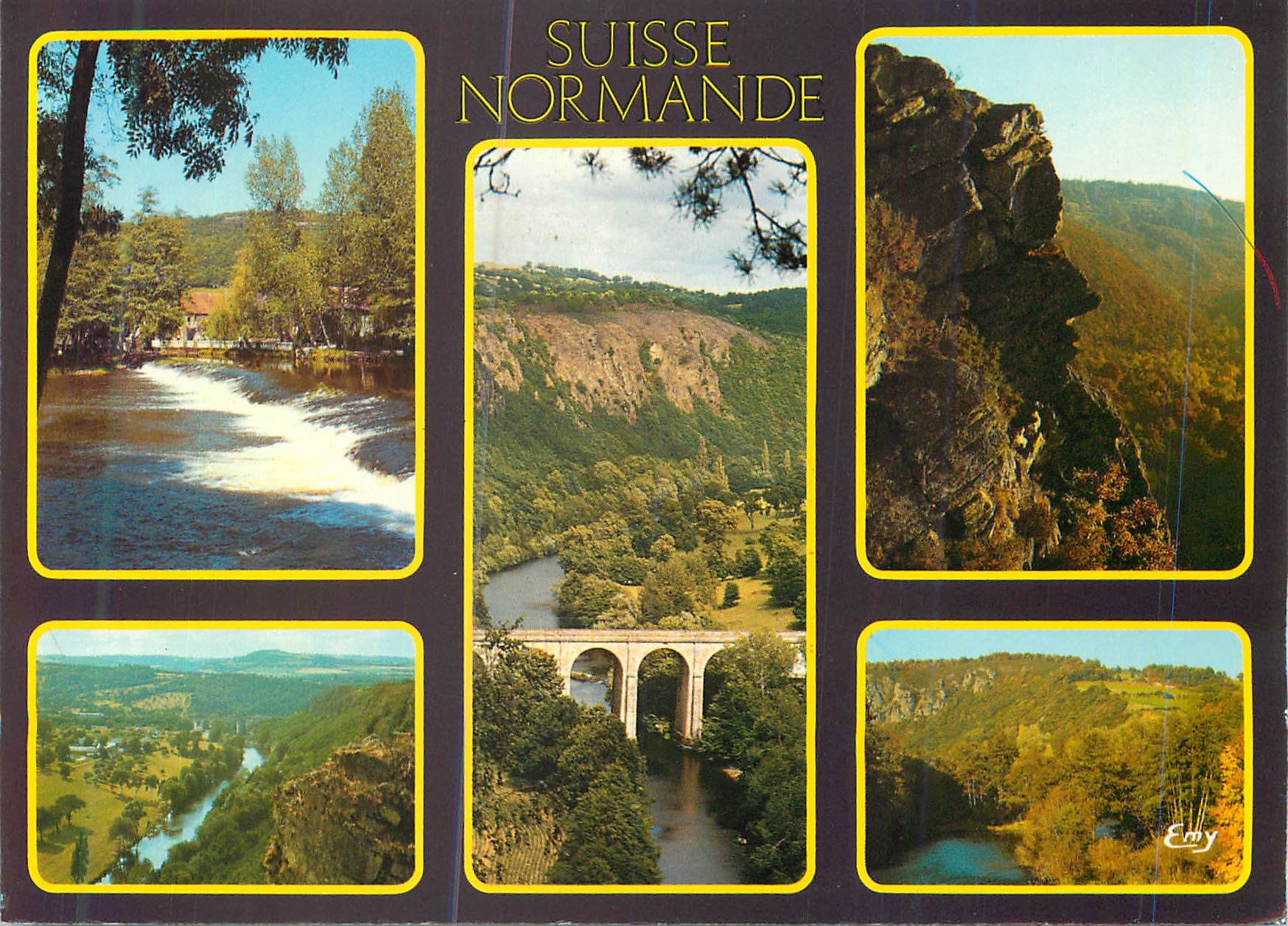 CPM Suisse Normande Le Barrage du Vey a Clecy Le Viaduc sur l'Orne