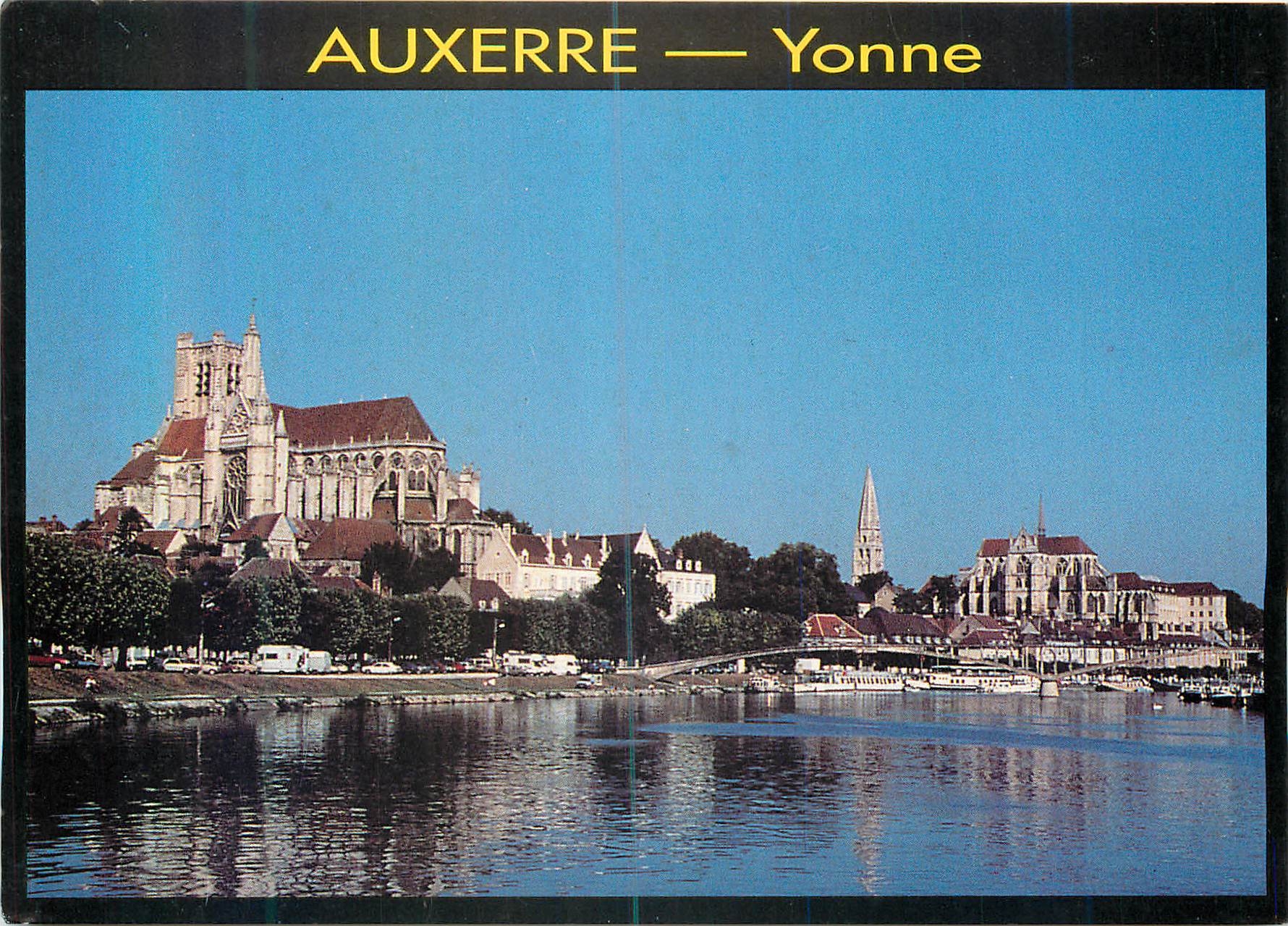 CPM Auxerre Yonne Les Quais de L'Yonne