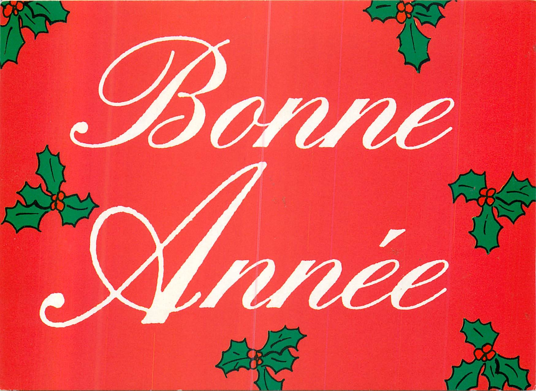 CPM Bonne Annee