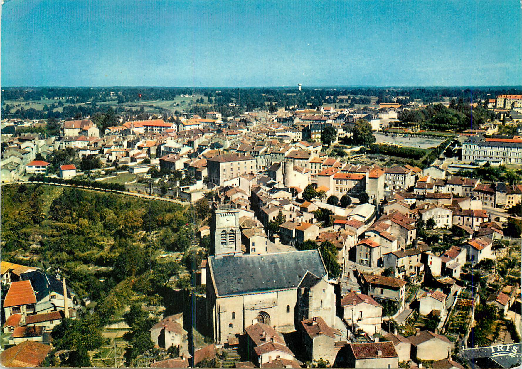 CPM Bellac (Hte Vienne) Vue Generale Aerienne