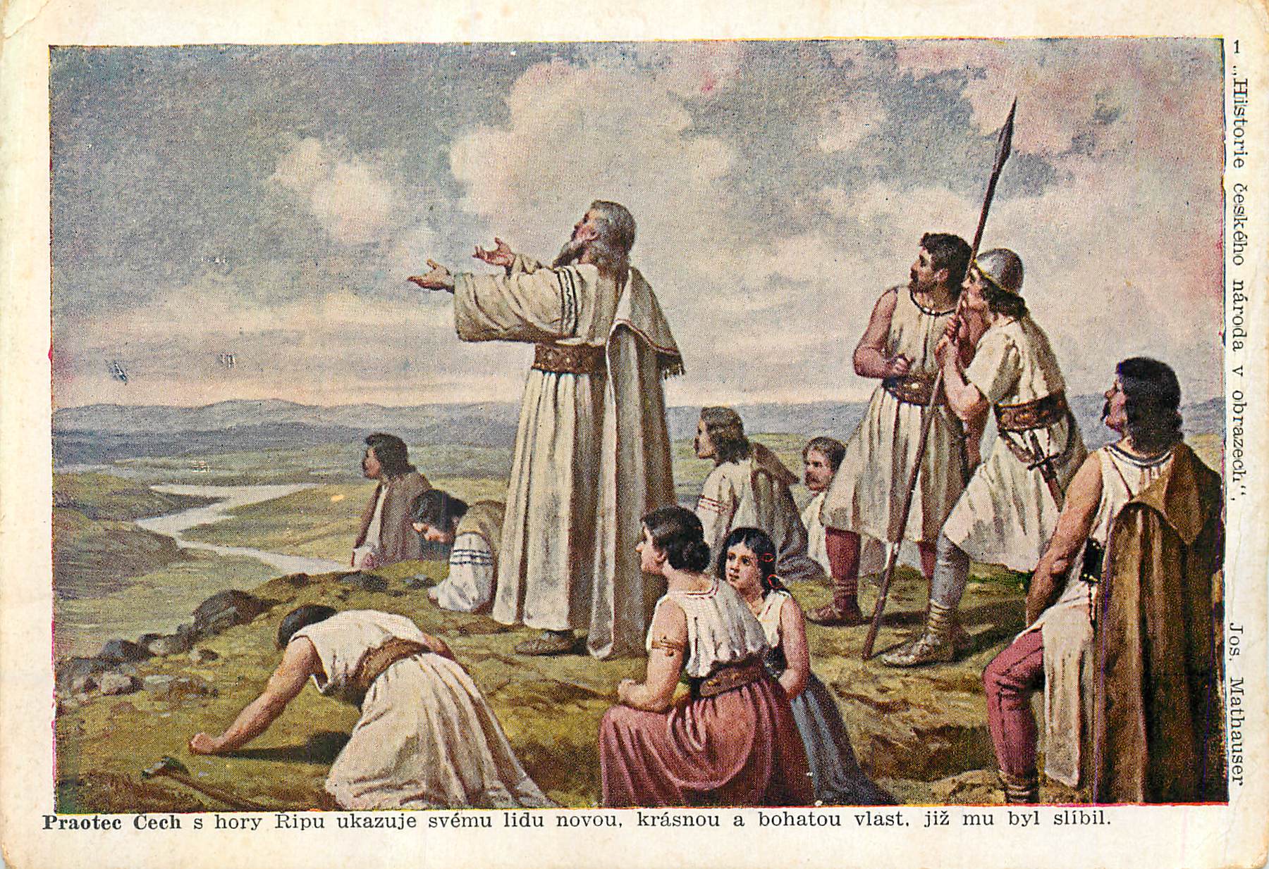 CPM Historie Deskeho Naroda V Obrazeol Jos Mathauser Praotec Cech