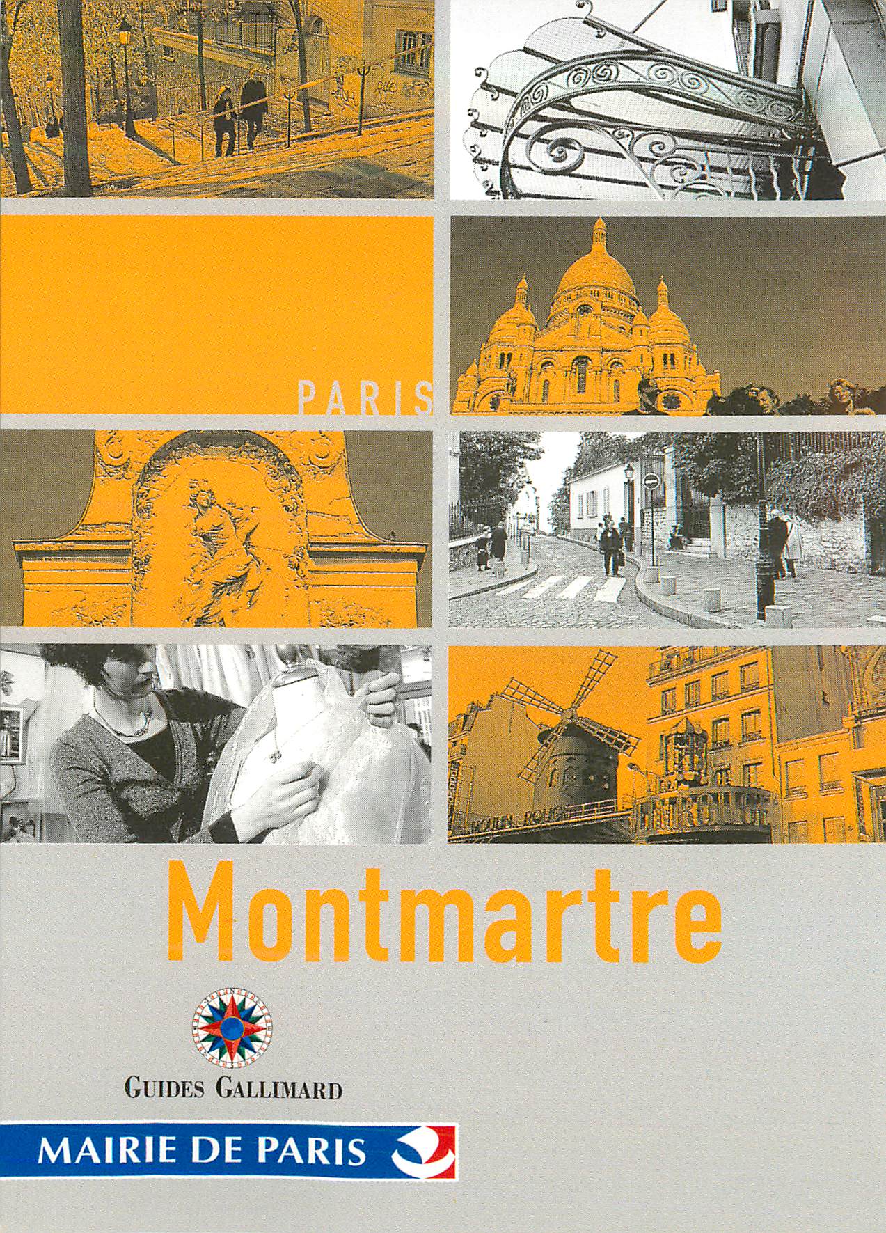 CPM Montmartre Paris Guides Gallimard Mairie de Paris