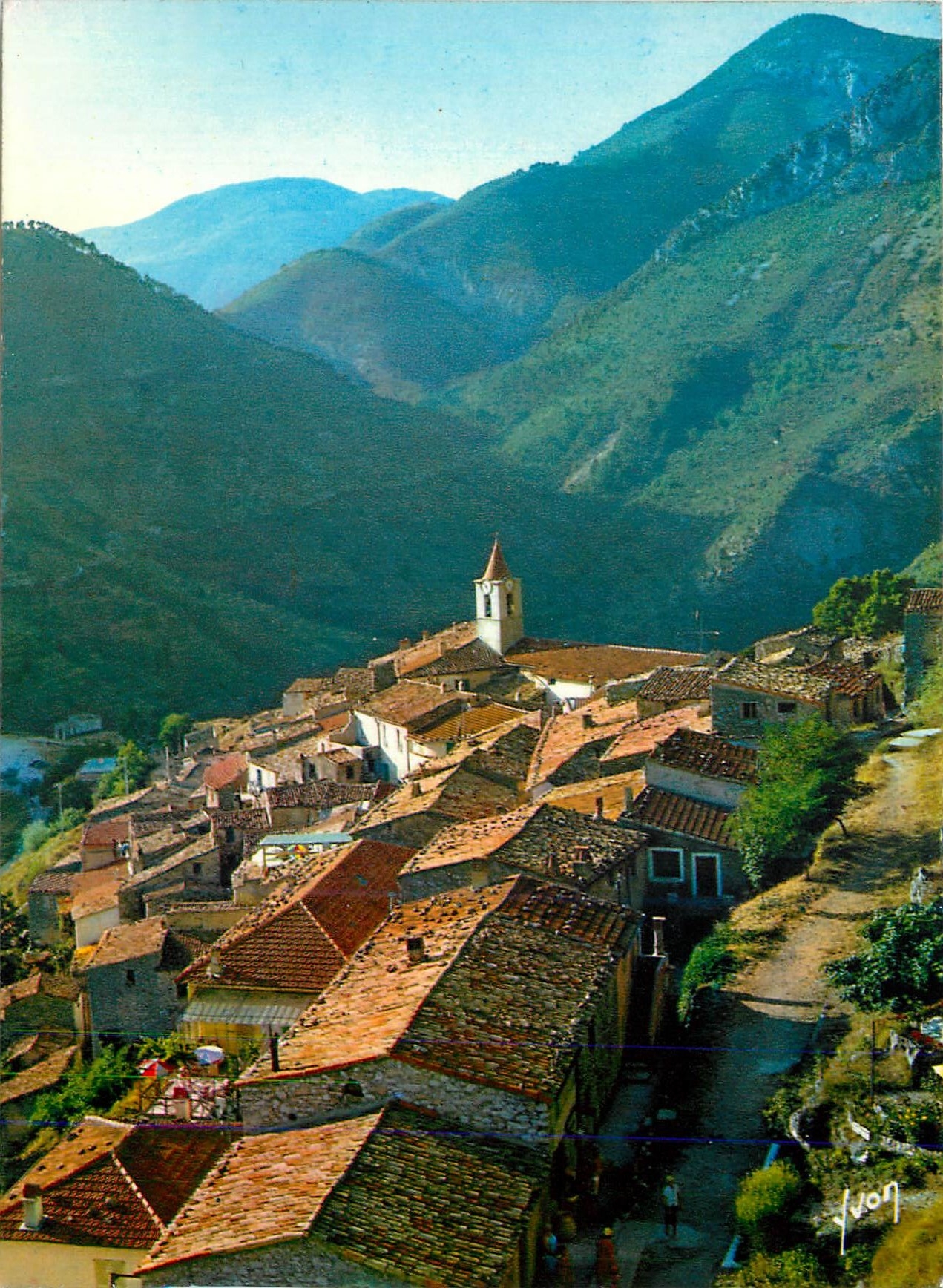 CPM Sainte Agnes (Alpes Maritimes) La Cote d'Azur Miracle de la Nature Couleurs et Lumiere de France