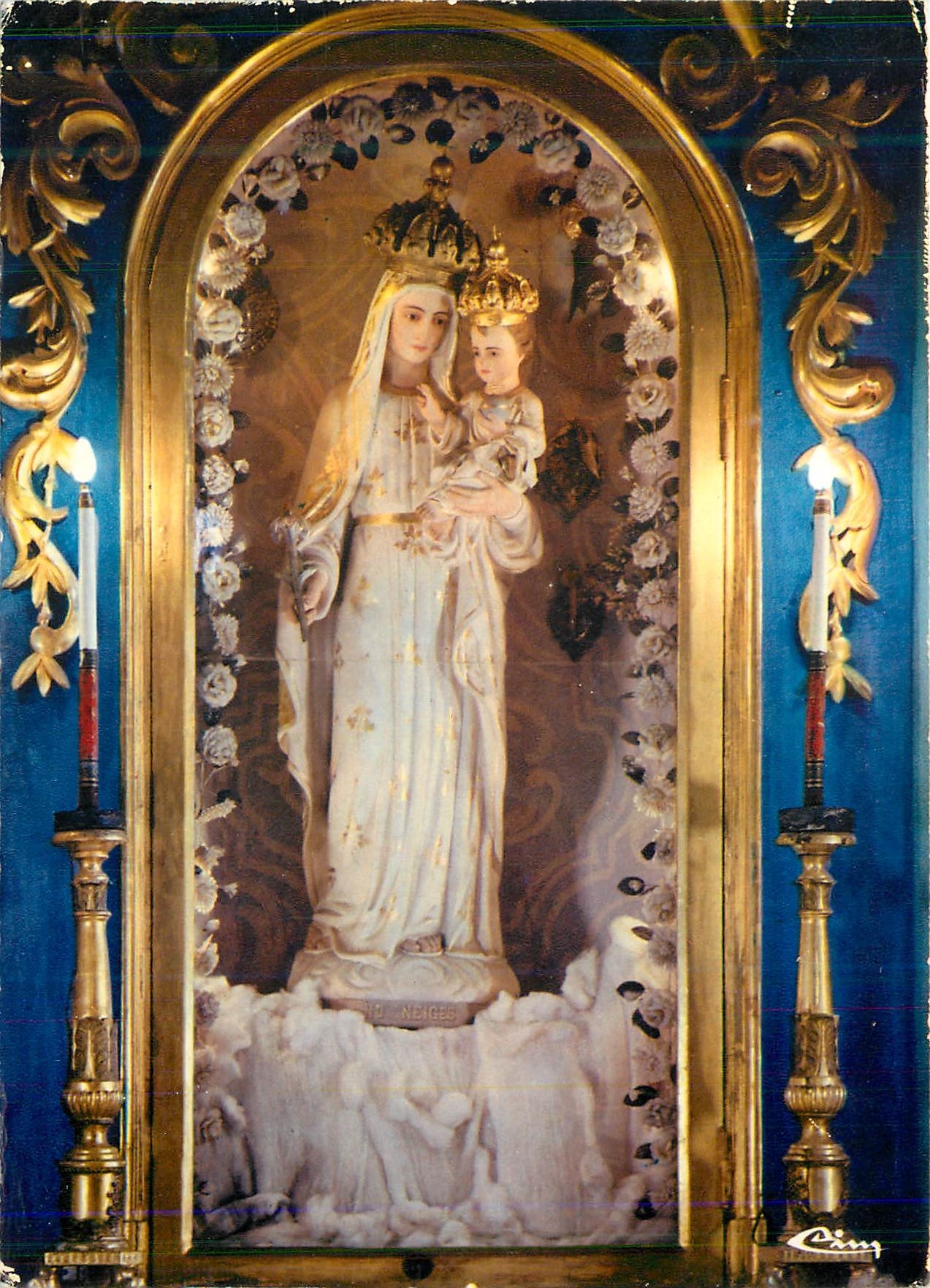 CPM Roquebrune (A M) alt 300m Notre Dame des Neiges Cote d'Azur