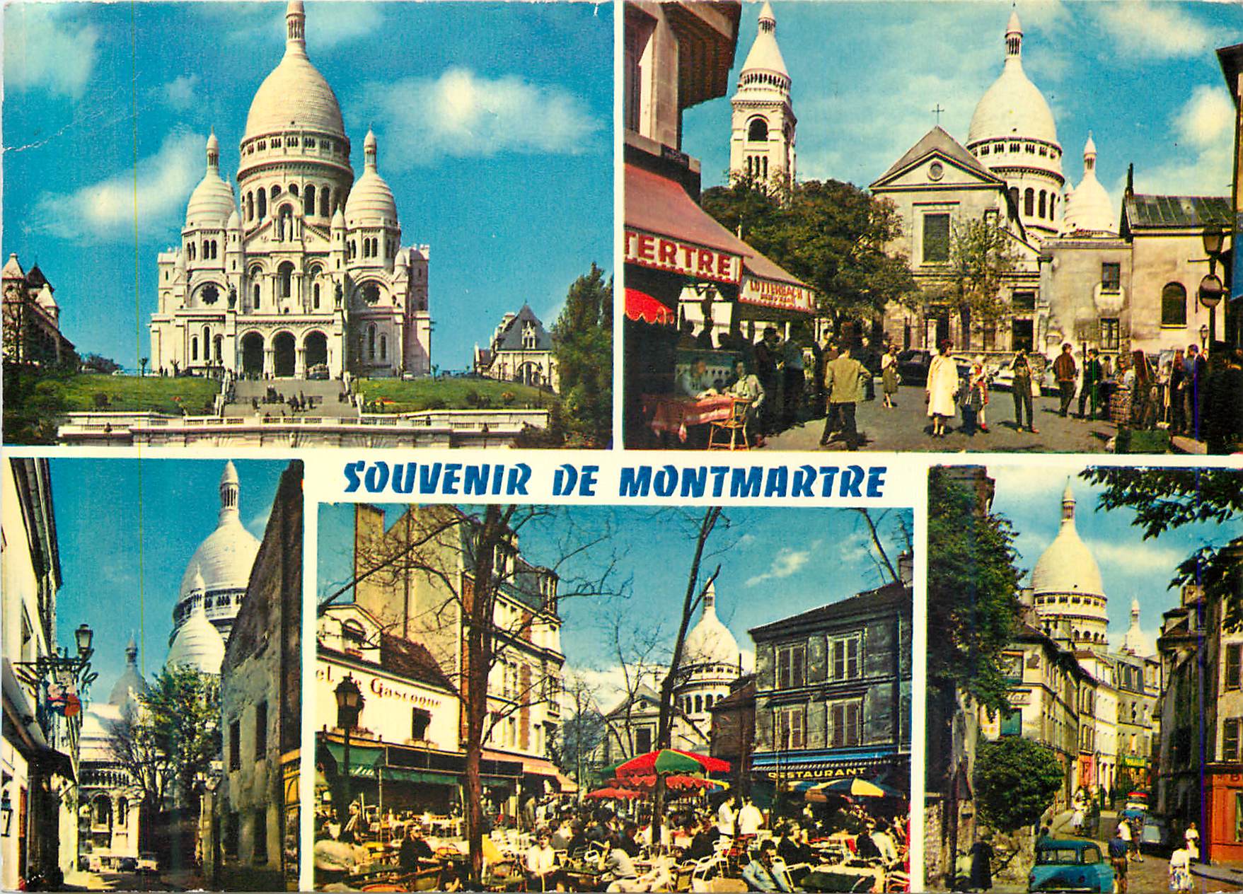 CPM Paris Sacre Coeur Eglise Saint Pierre