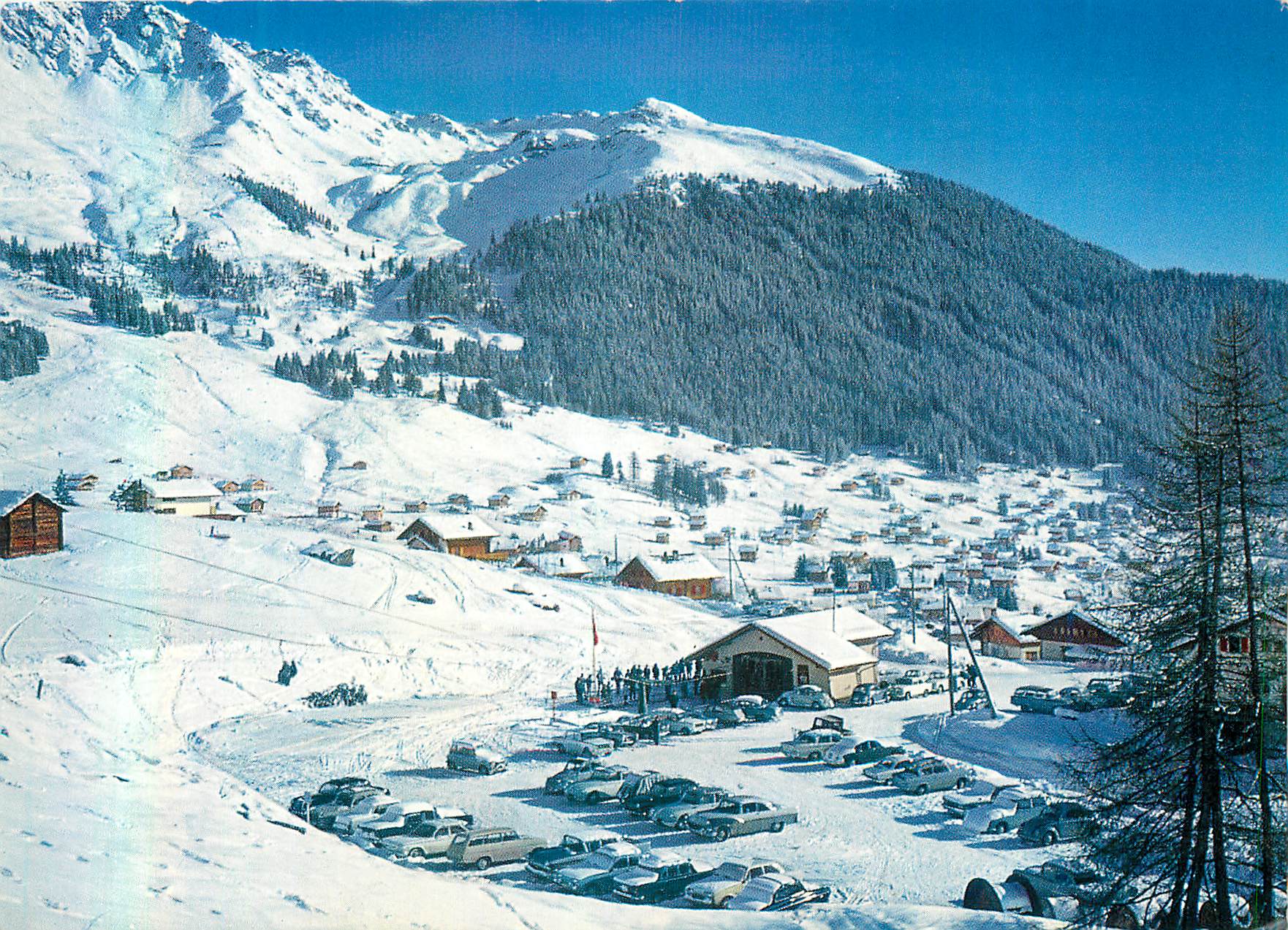 CPM Station de Verbier Depart des Pistes de Savolayres