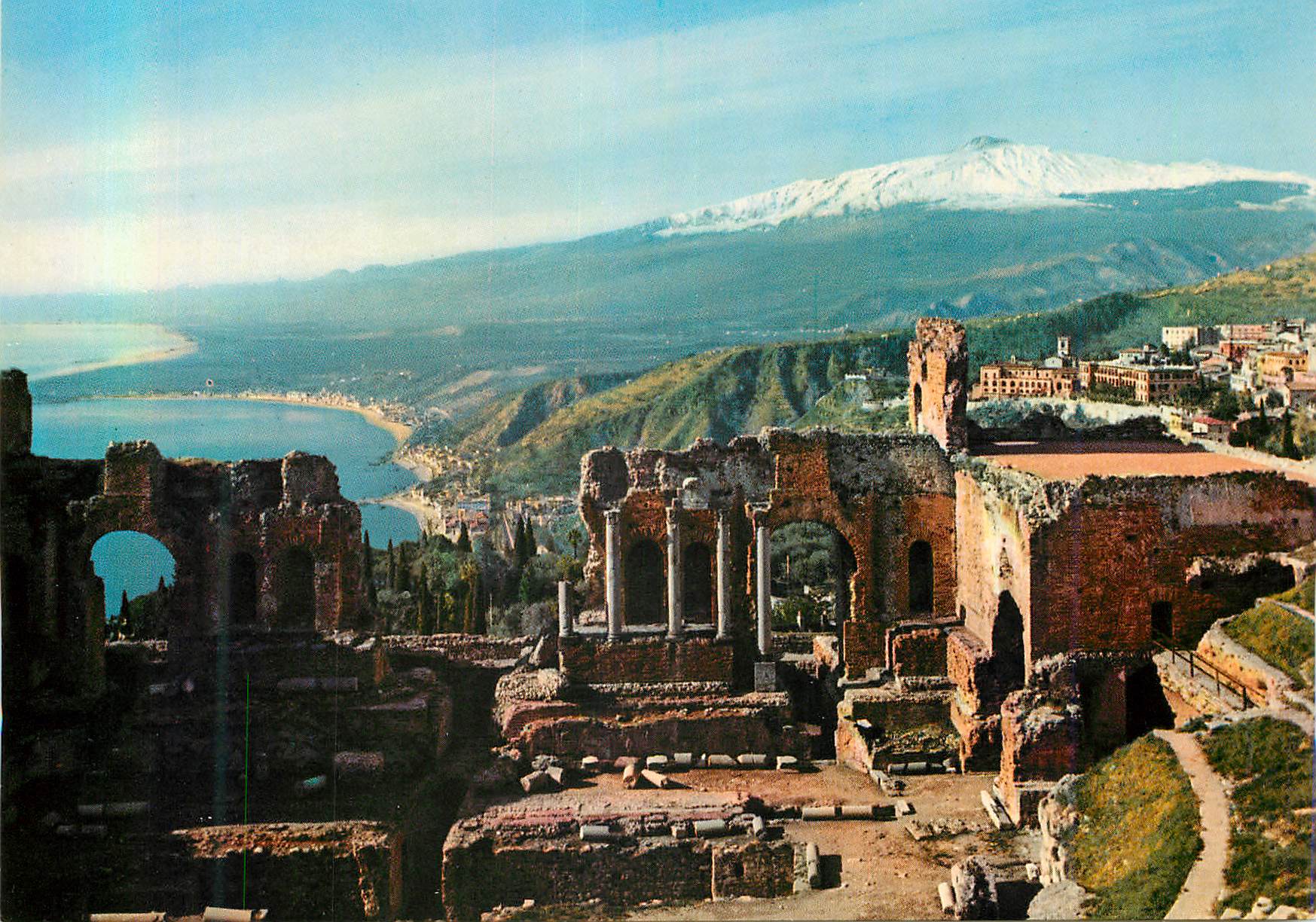CPM Taormina Scene du Theatre Grec