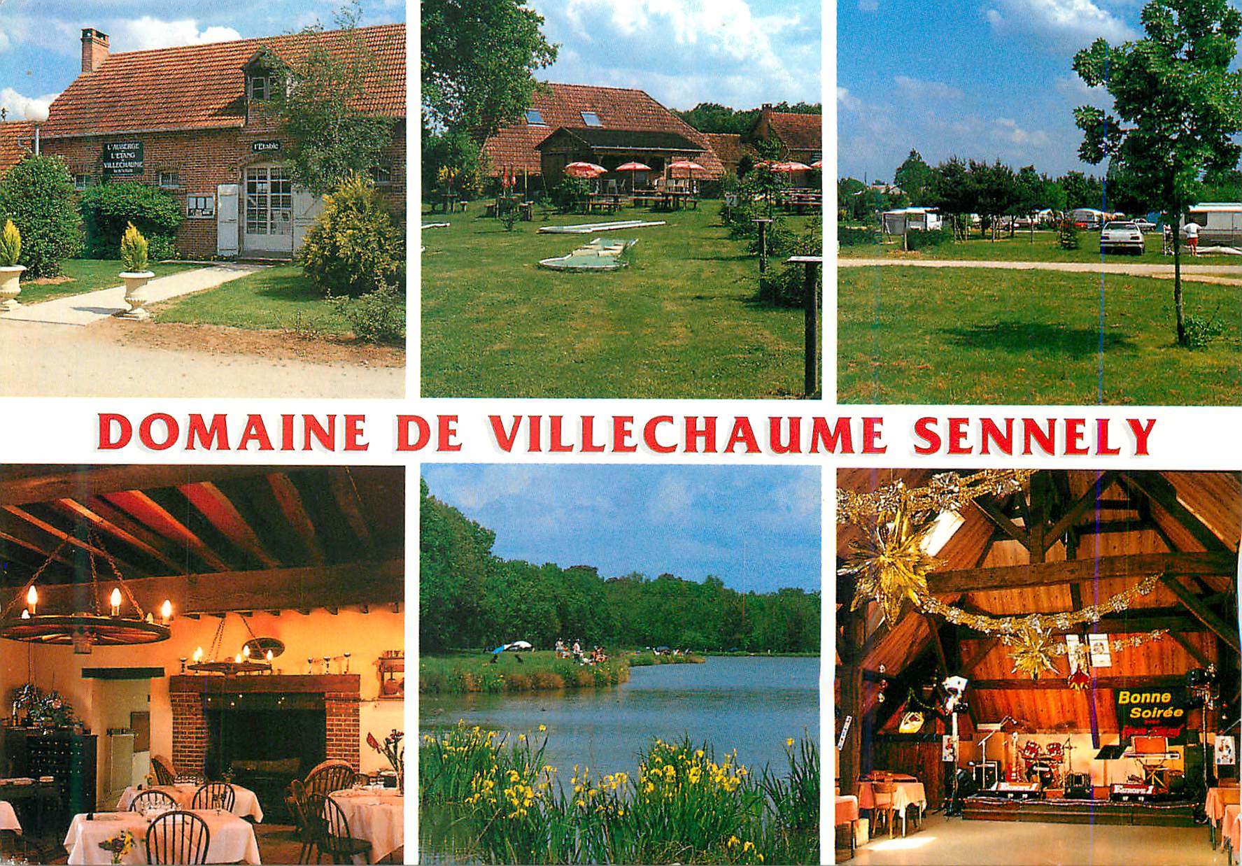 Domaine de Villechaume Sennely — Auberge de l'Etang de Villechaume — Éditeur Ligneau