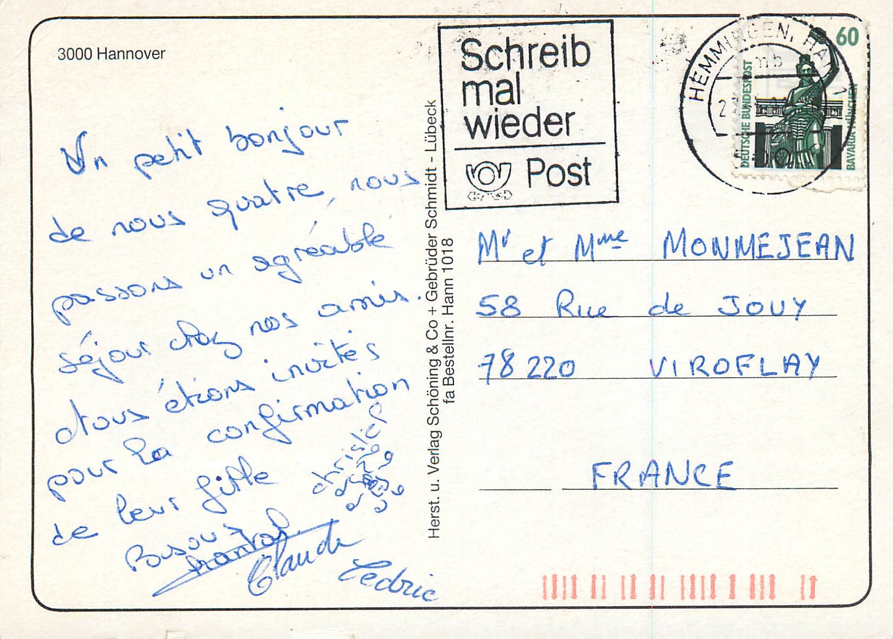 CPM Hannover — Back