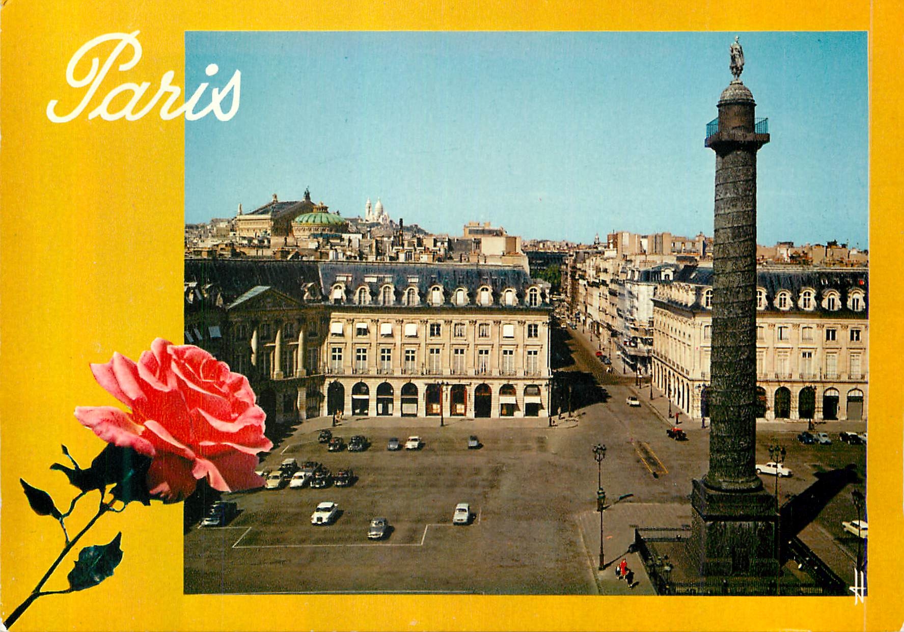 CPM Paris Elegance Place Vendome et Rue de la Paix