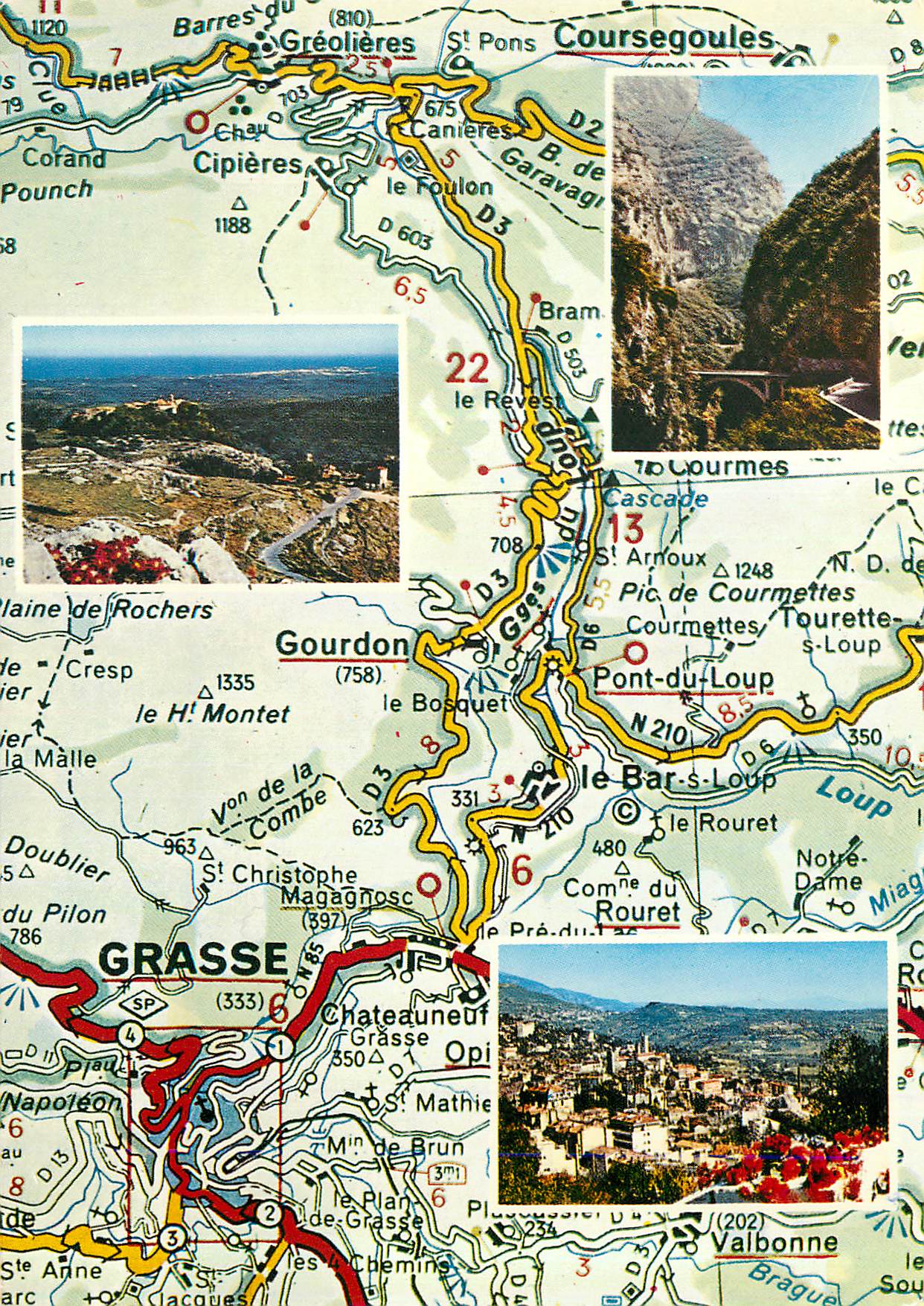 CPM Grasse et les Gorges du Loup Cote d'Azur Carrefour Mondial du Tourisme 