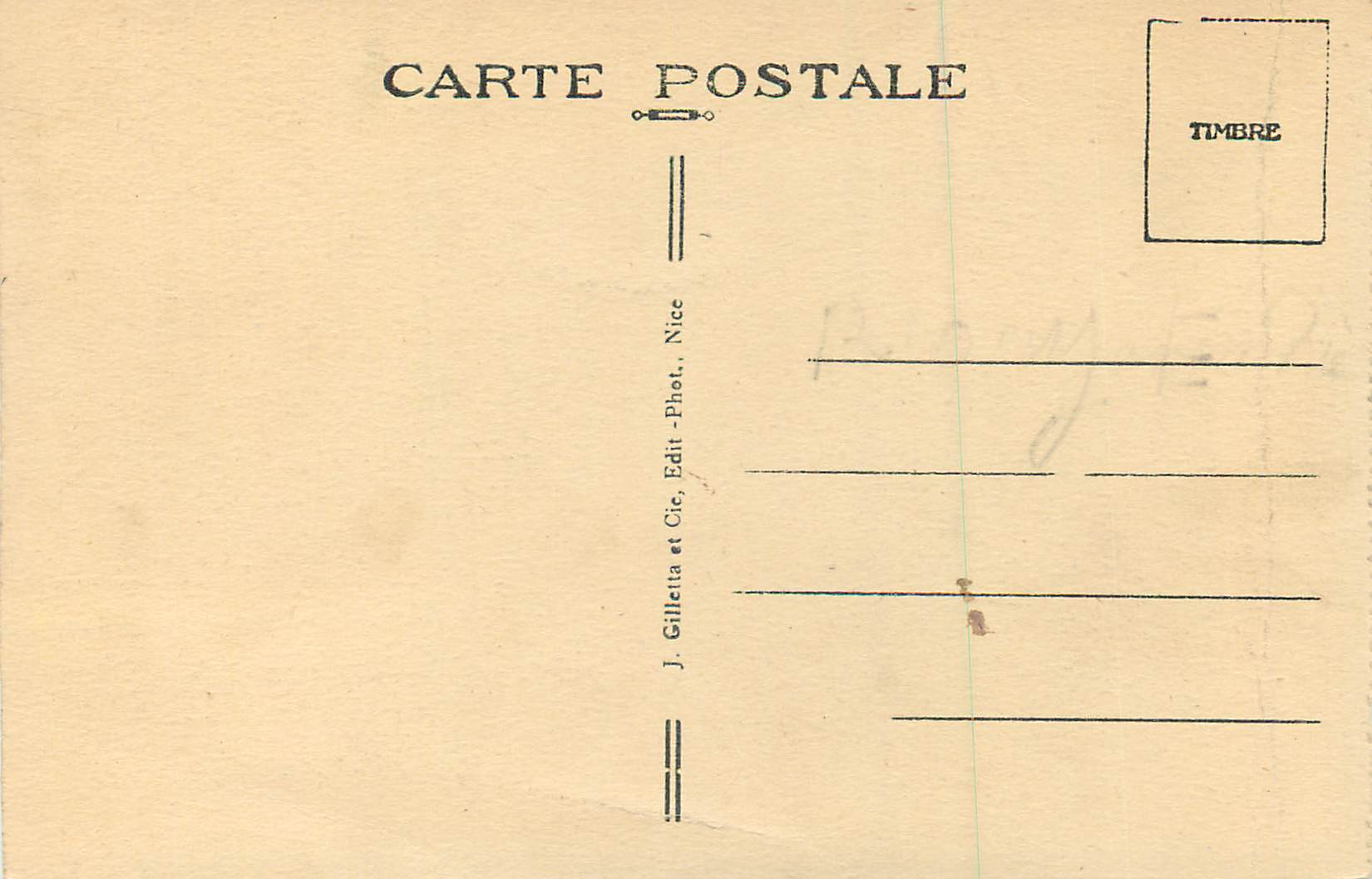 CPA Touet sur Var et la Vallee du Var (A M) — Verso
