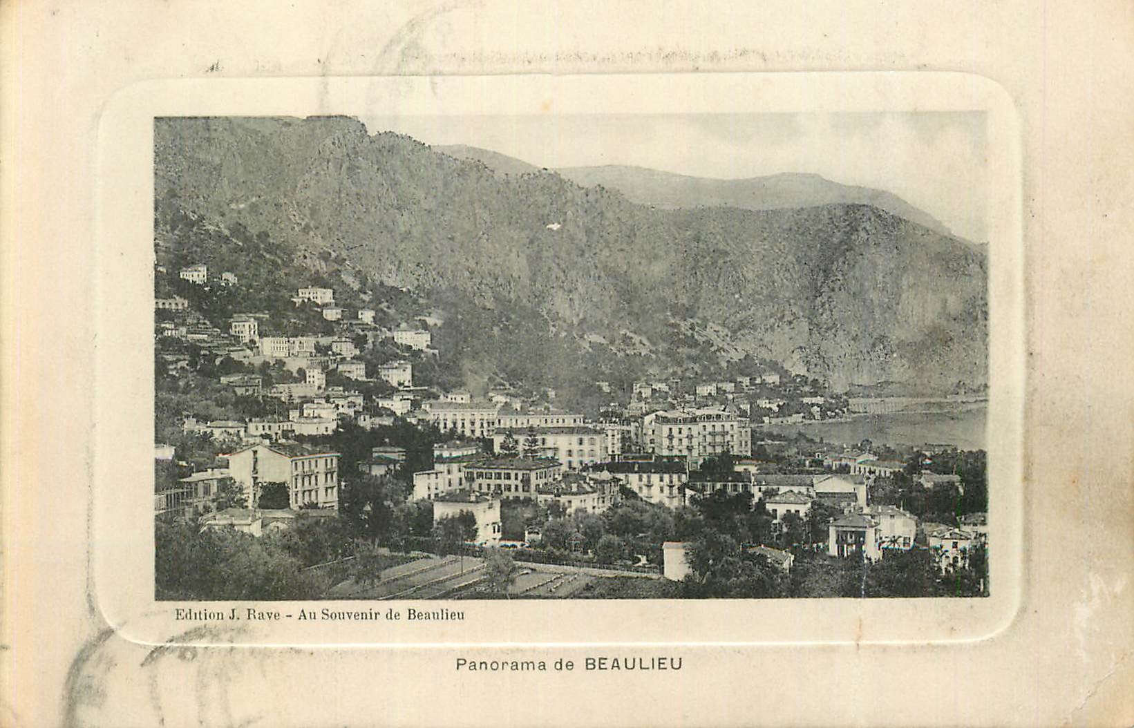 CPA Panorama de Beaulieu