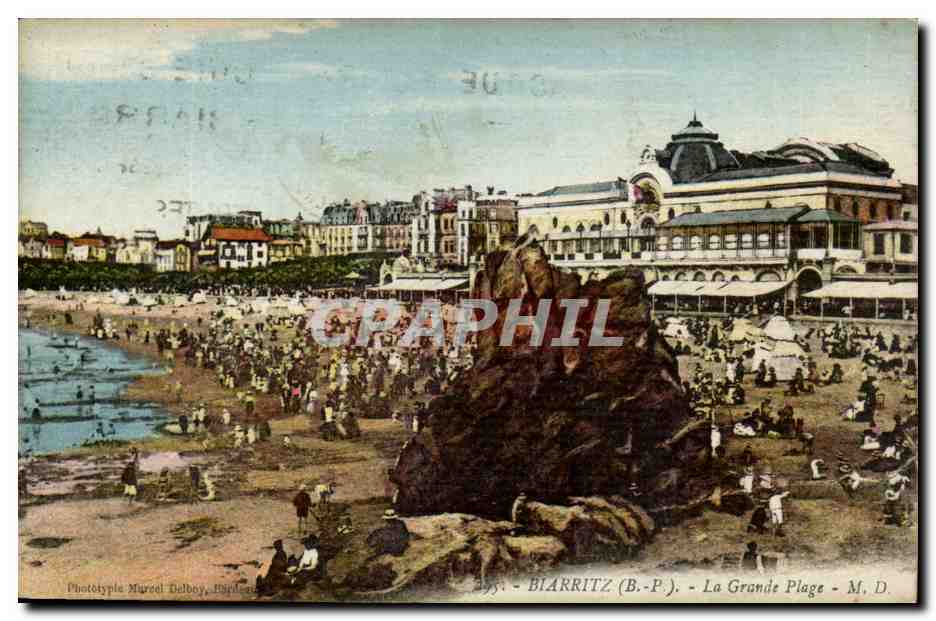 Biarritz CPA La grande plage